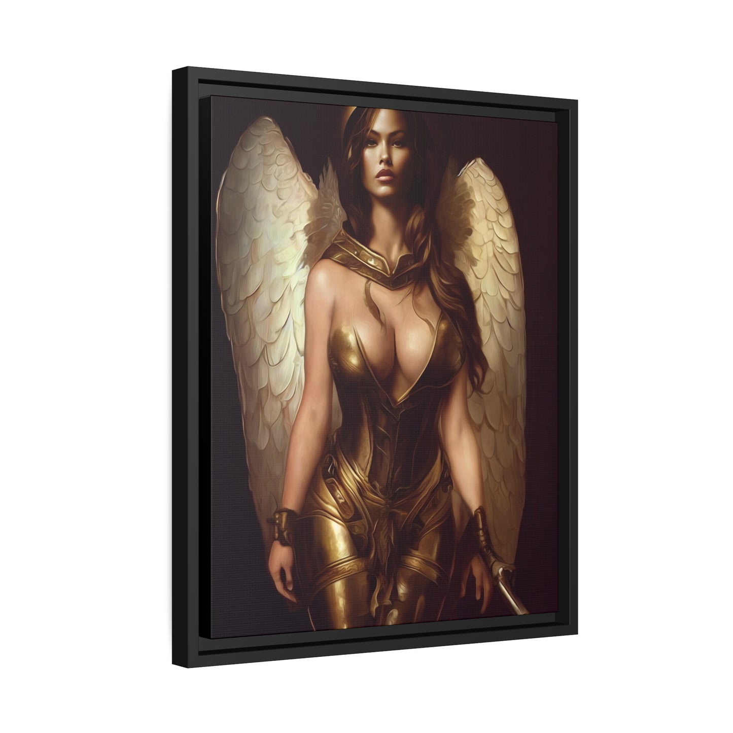 Goddess Matte Canvas, Black Frame
