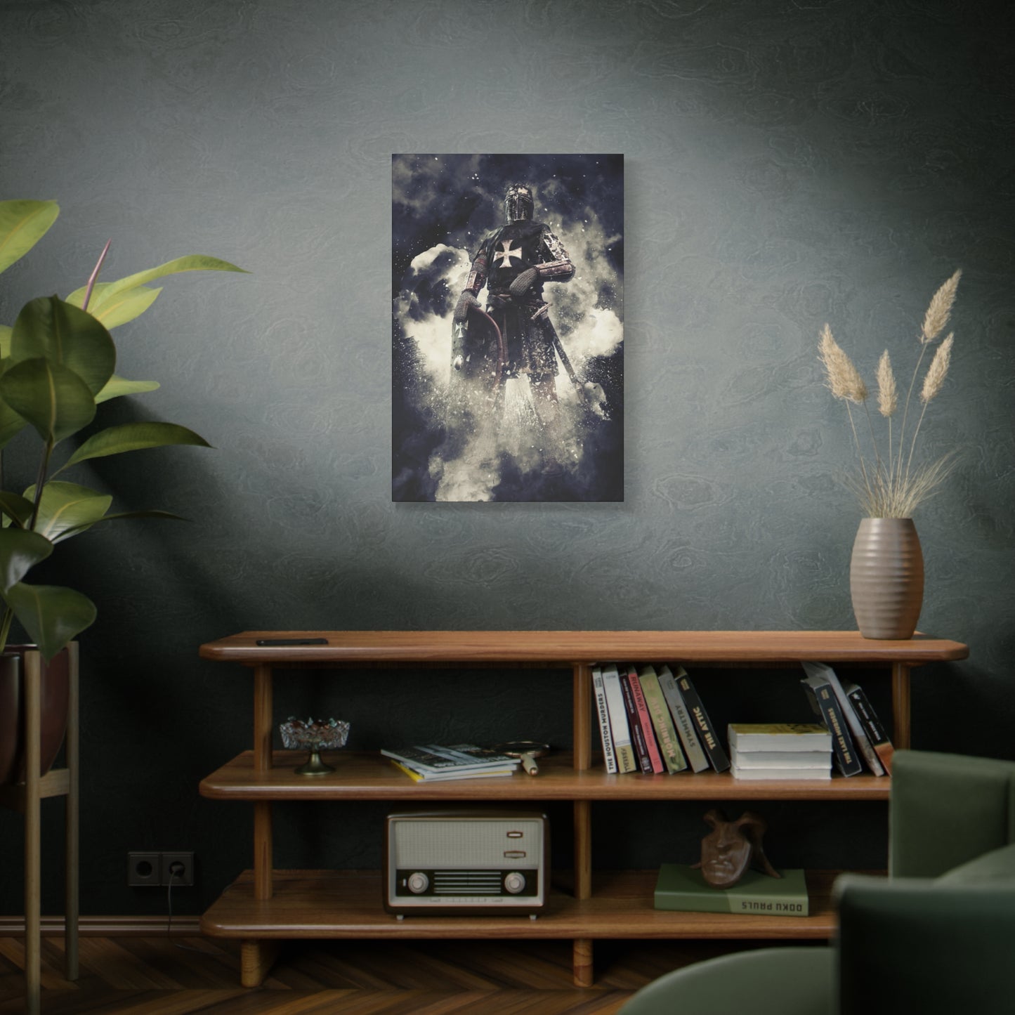 Knight Crusader Matte Canvas, Stretched, 1.25"