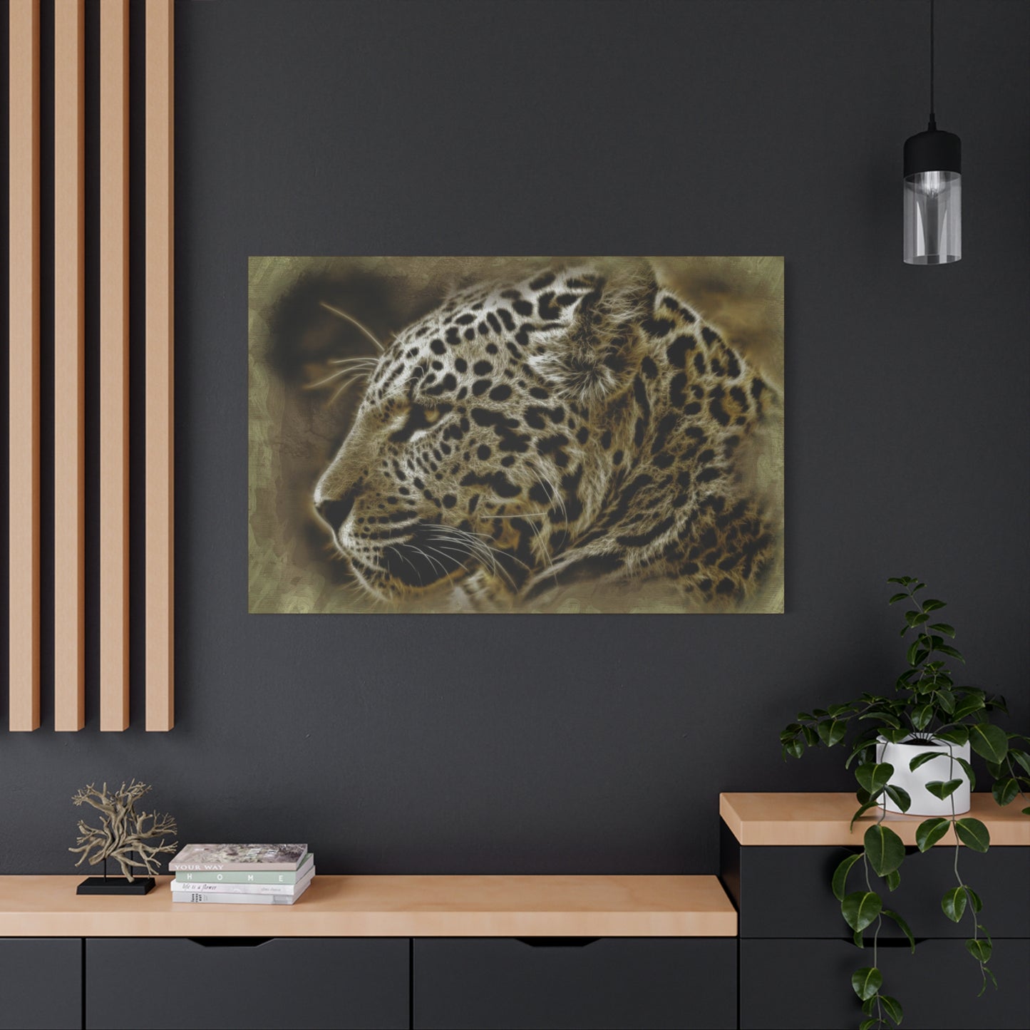 Jaguar Matte Canvas, Stretched, 1.25"