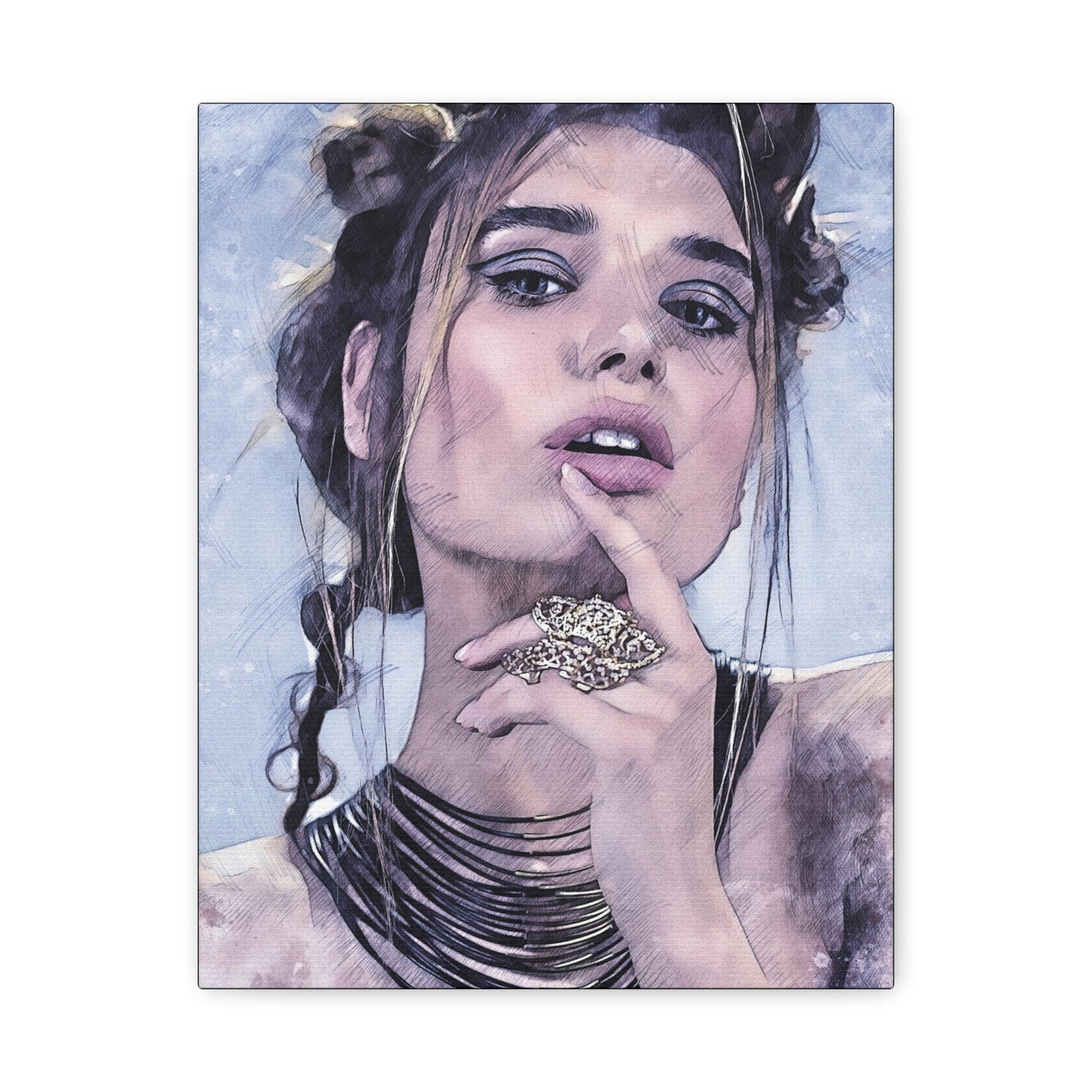 Woman Matte Canvas, Stretched, 1.25"