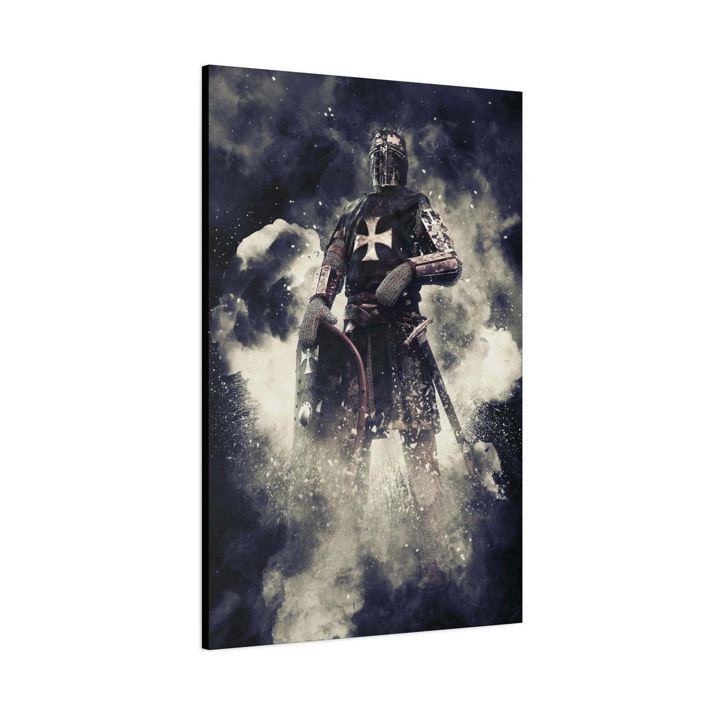 Knight Crusader Matte Canvas, Stretched, 1.25"