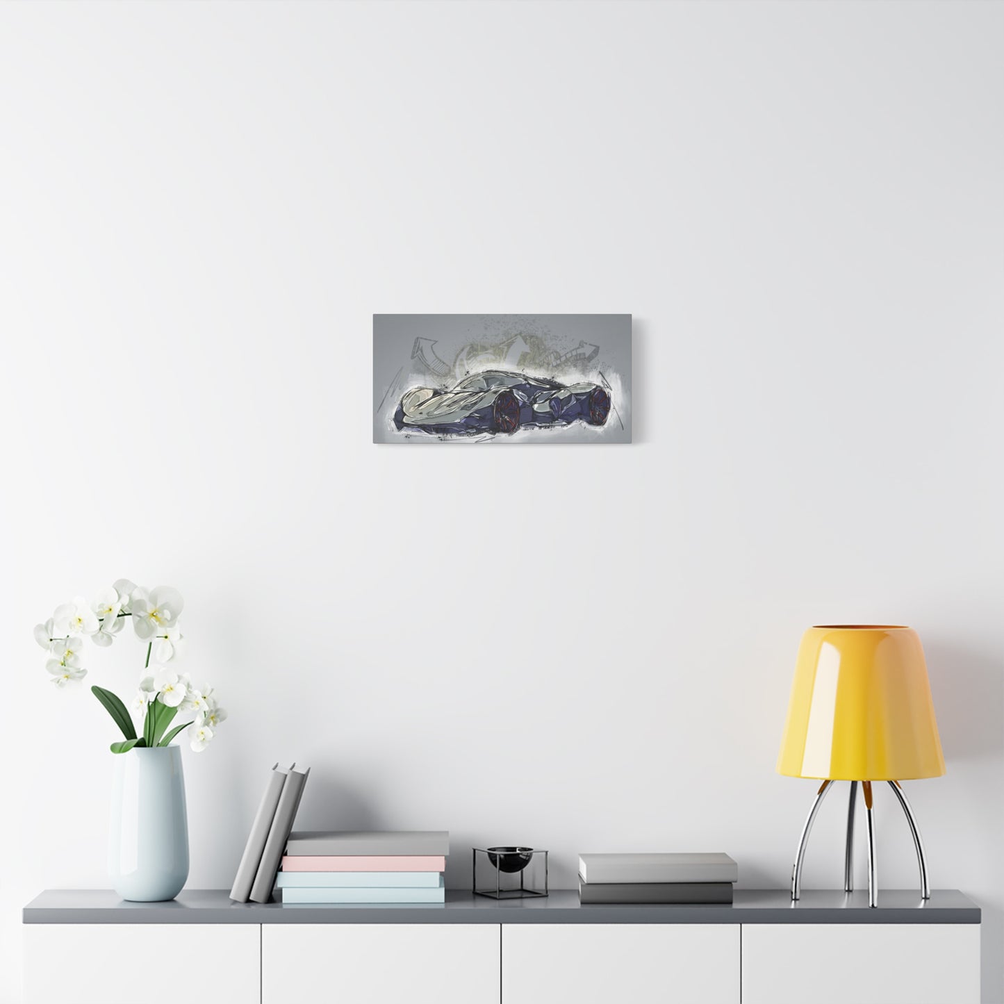 Car Matte Canvas, Stretched, 1.25"