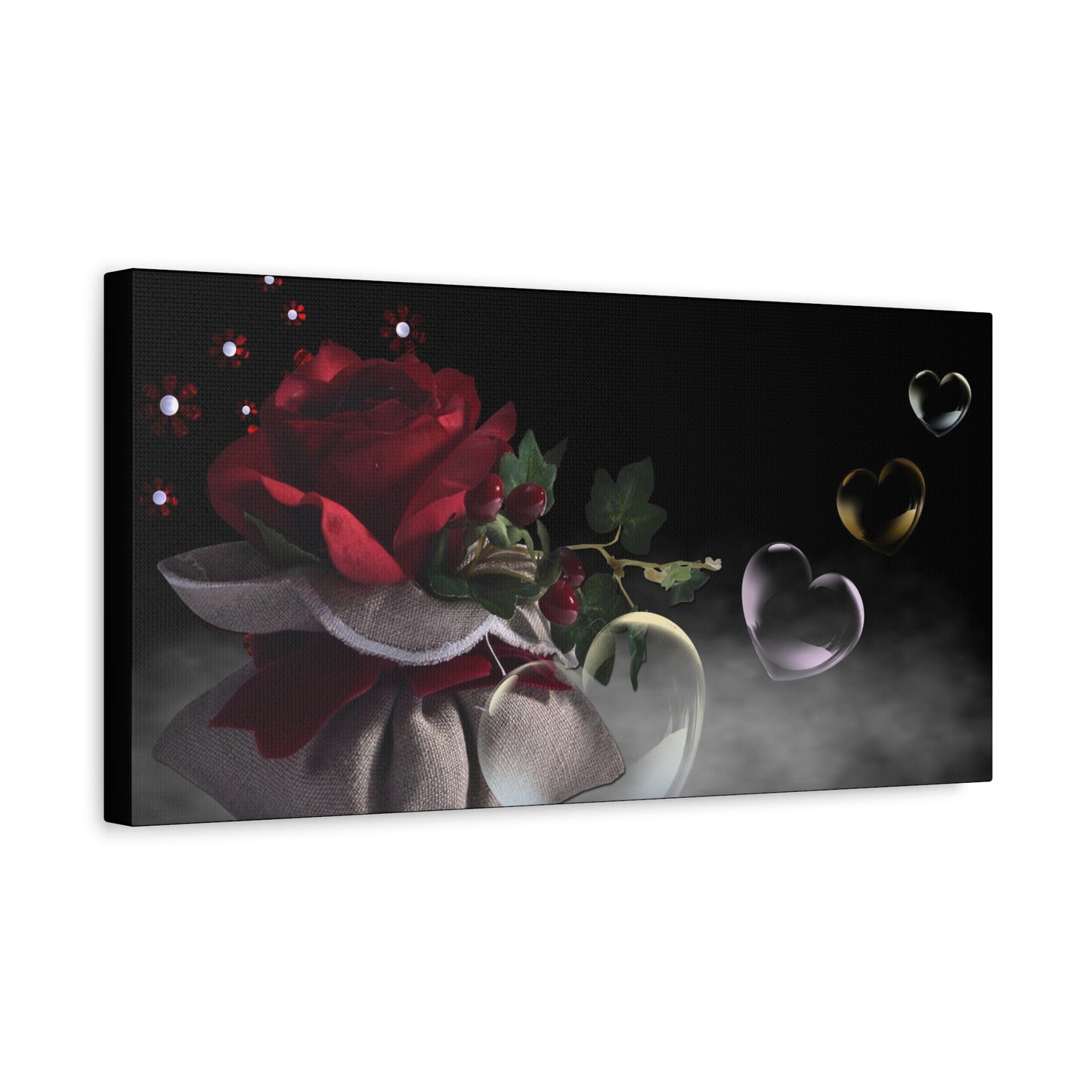 Rose Matte Canvas, Stretched, 1.25"