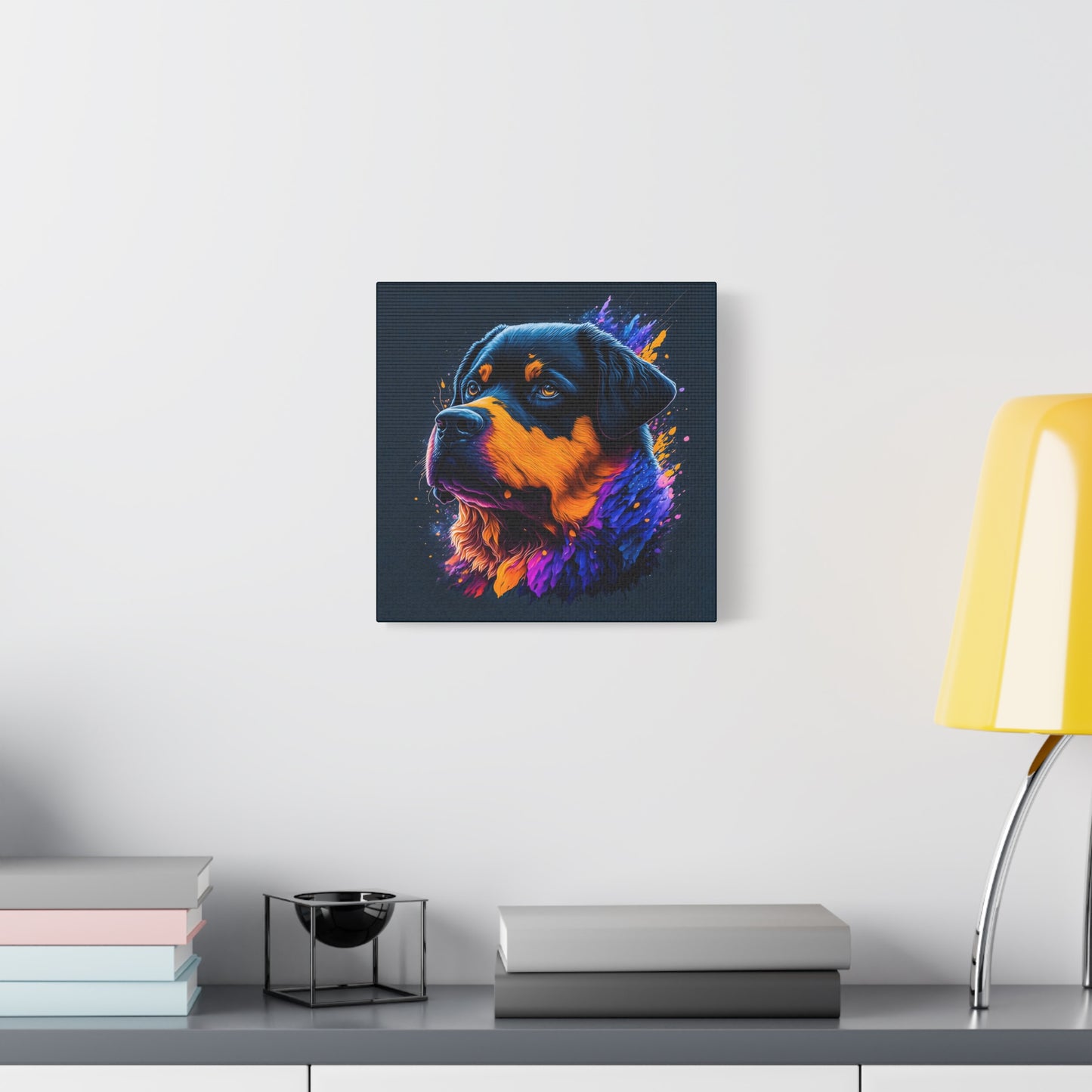 Rottweiller Matte Canvas, Stretched, 1.25"