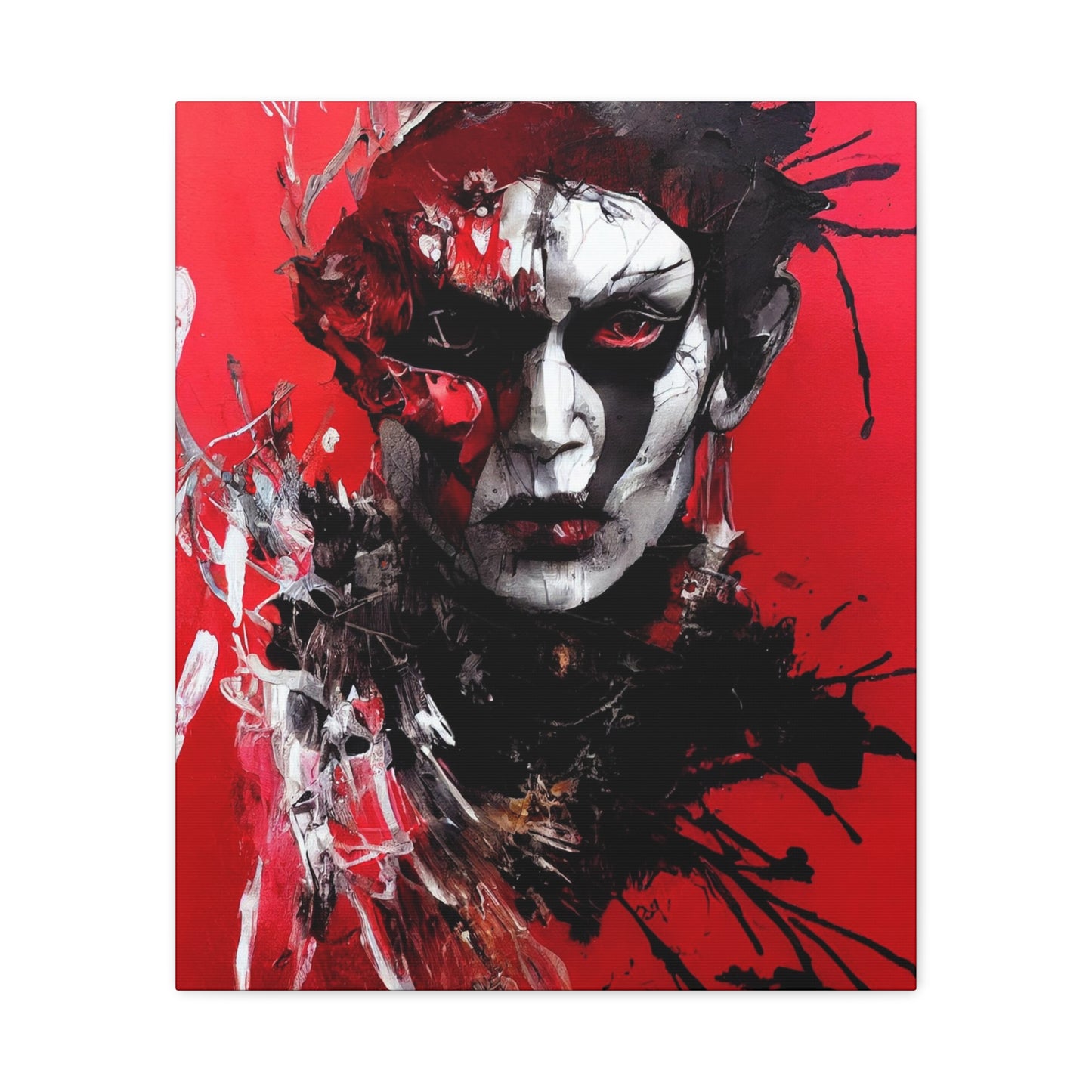 Shaman Red AI Gen Matte Canvas, Stretched, 1.25"
