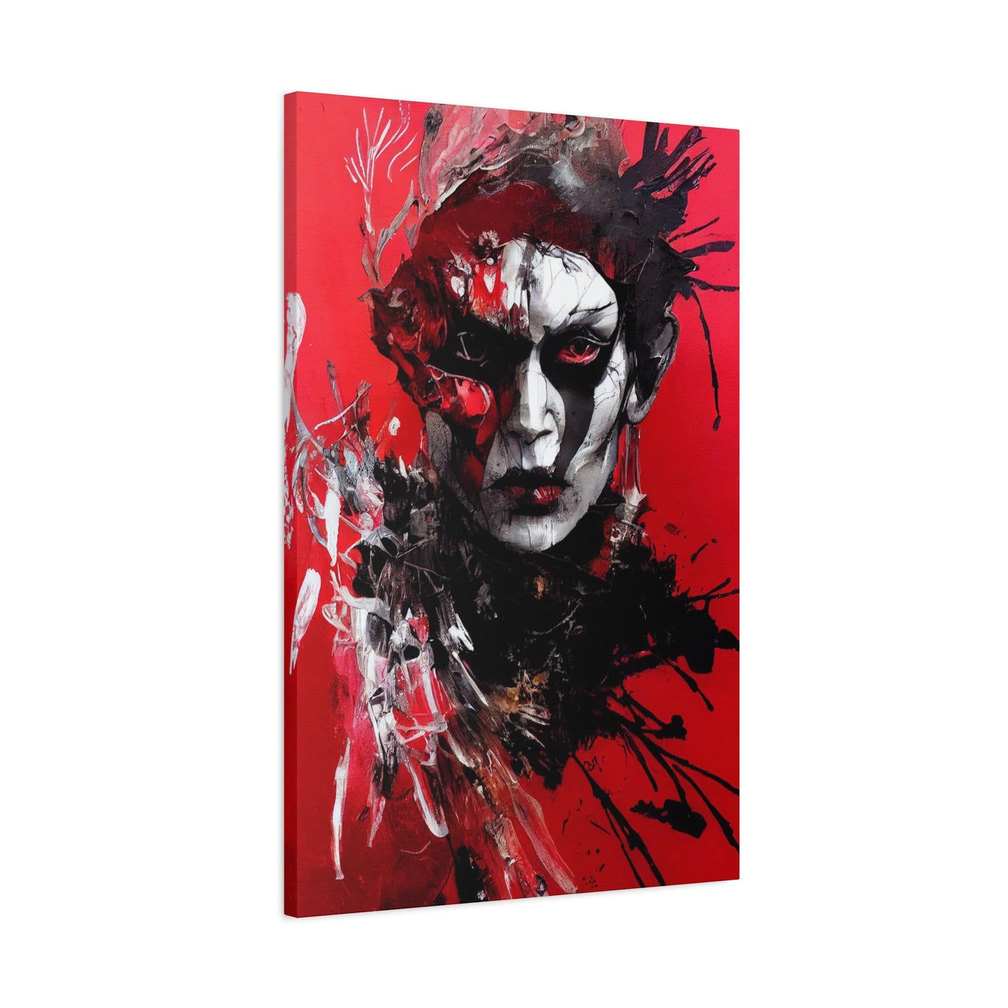 Shaman Red AI Gen Matte Canvas, Stretched, 1.25"