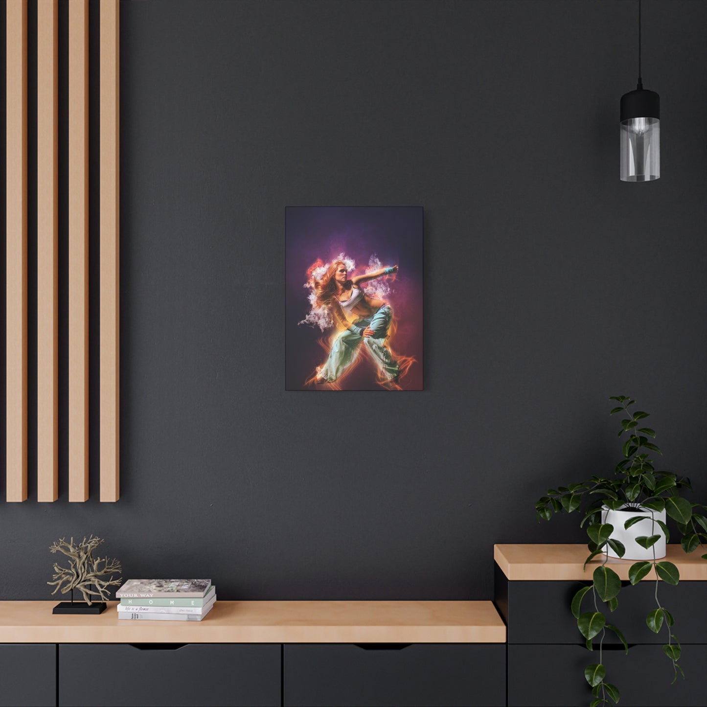 Dancing Woman Matte Canvas, Stretched, 1.25"