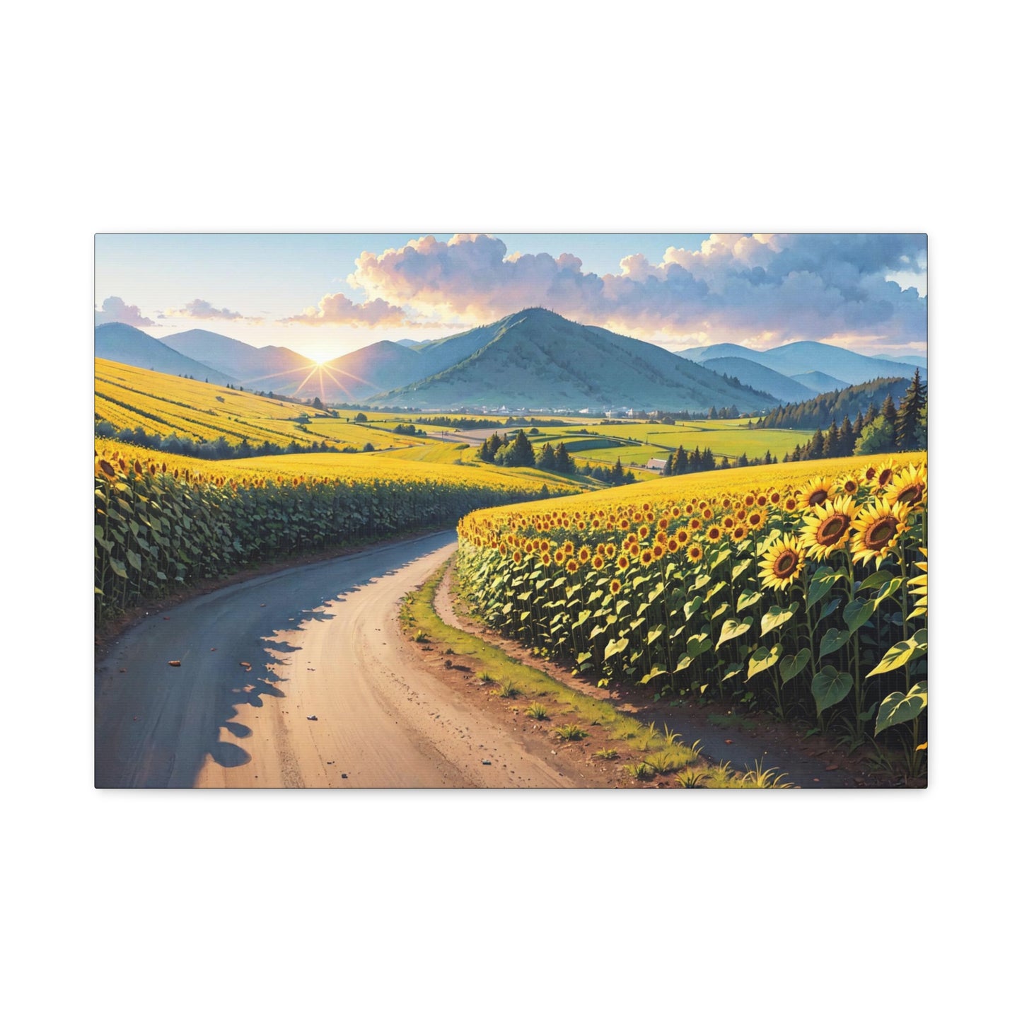 SunflowerAI Gen Matte Canvas, Stretched, 1.25"