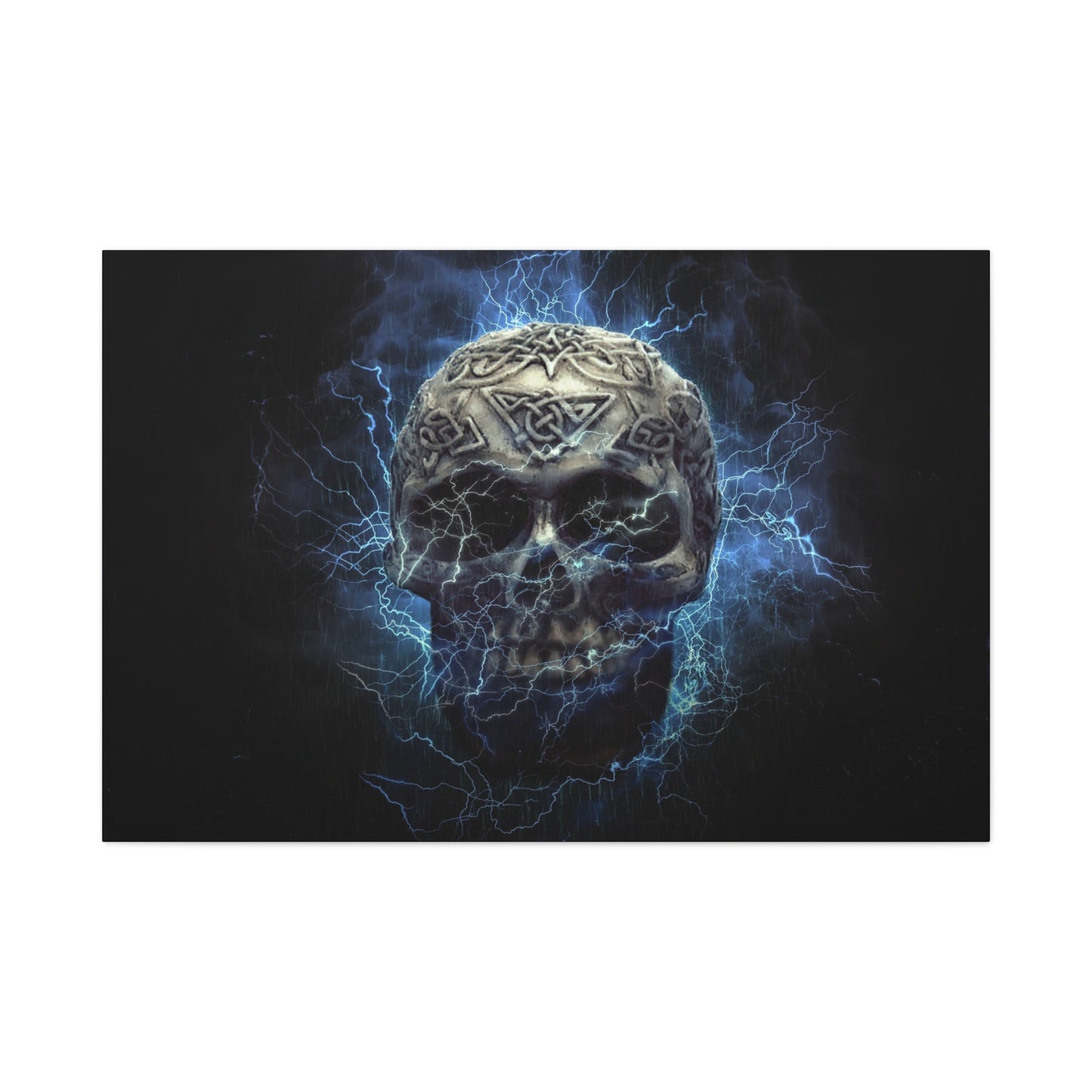 Skull Matte Canvas, Stretched, 1.25"