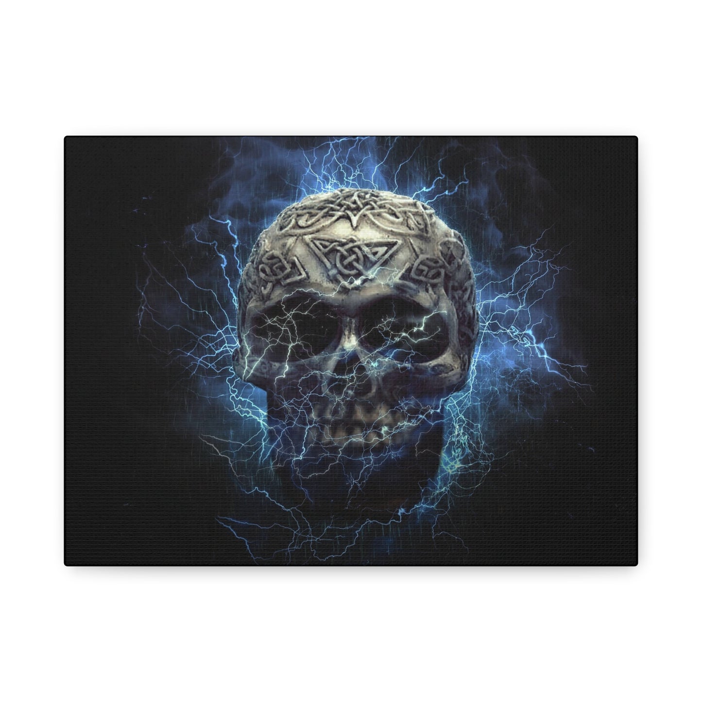 Skull Matte Canvas, Stretched, 1.25"