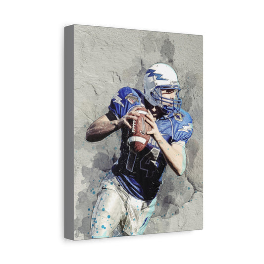 Quarterback Matte Canvas, Stretched, 1.25"