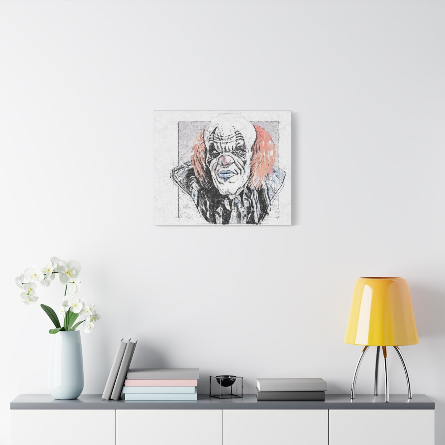Clown Matte Canvas, Stretched, 1.25"