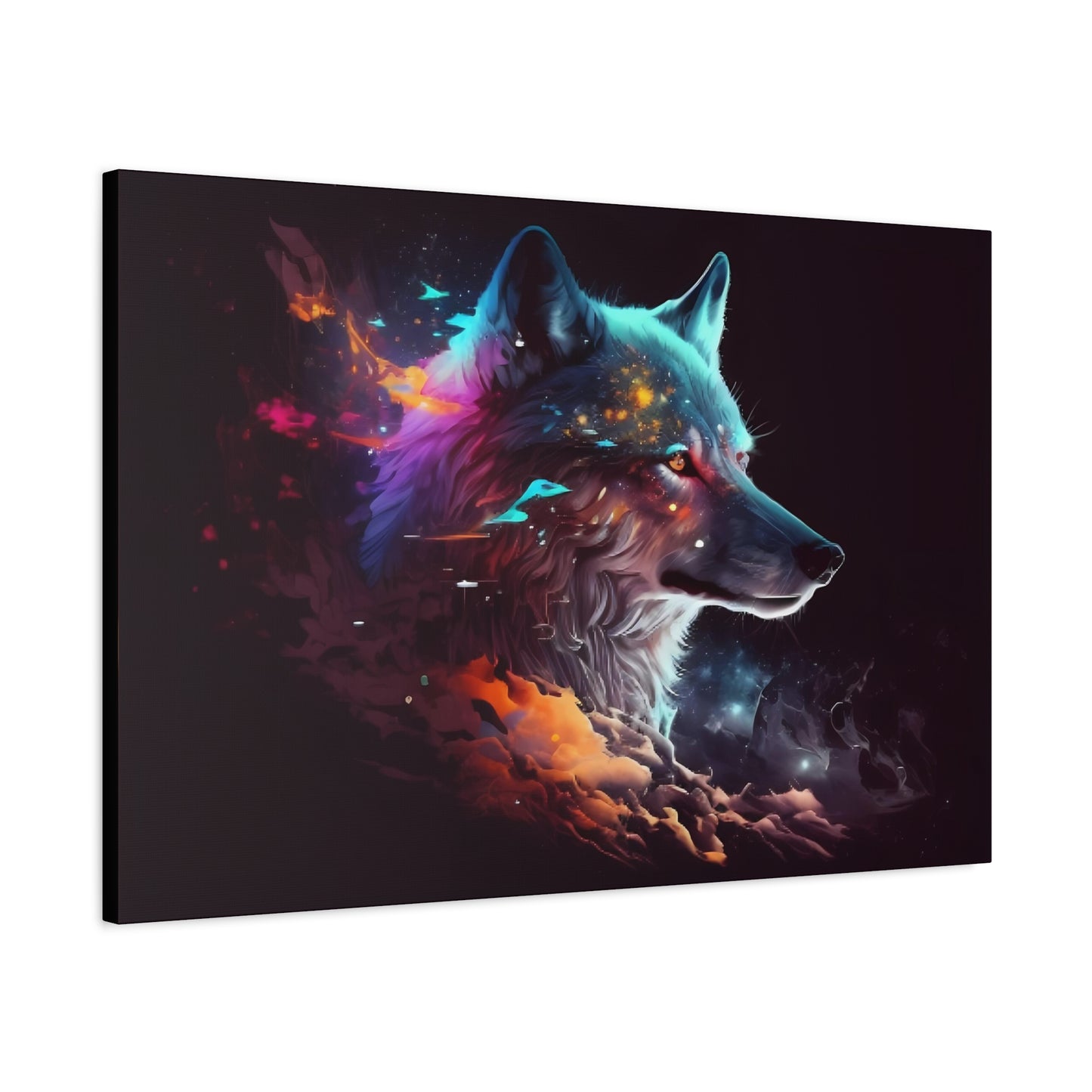 Wolf Matte Canvas, Stretched, 1.25"