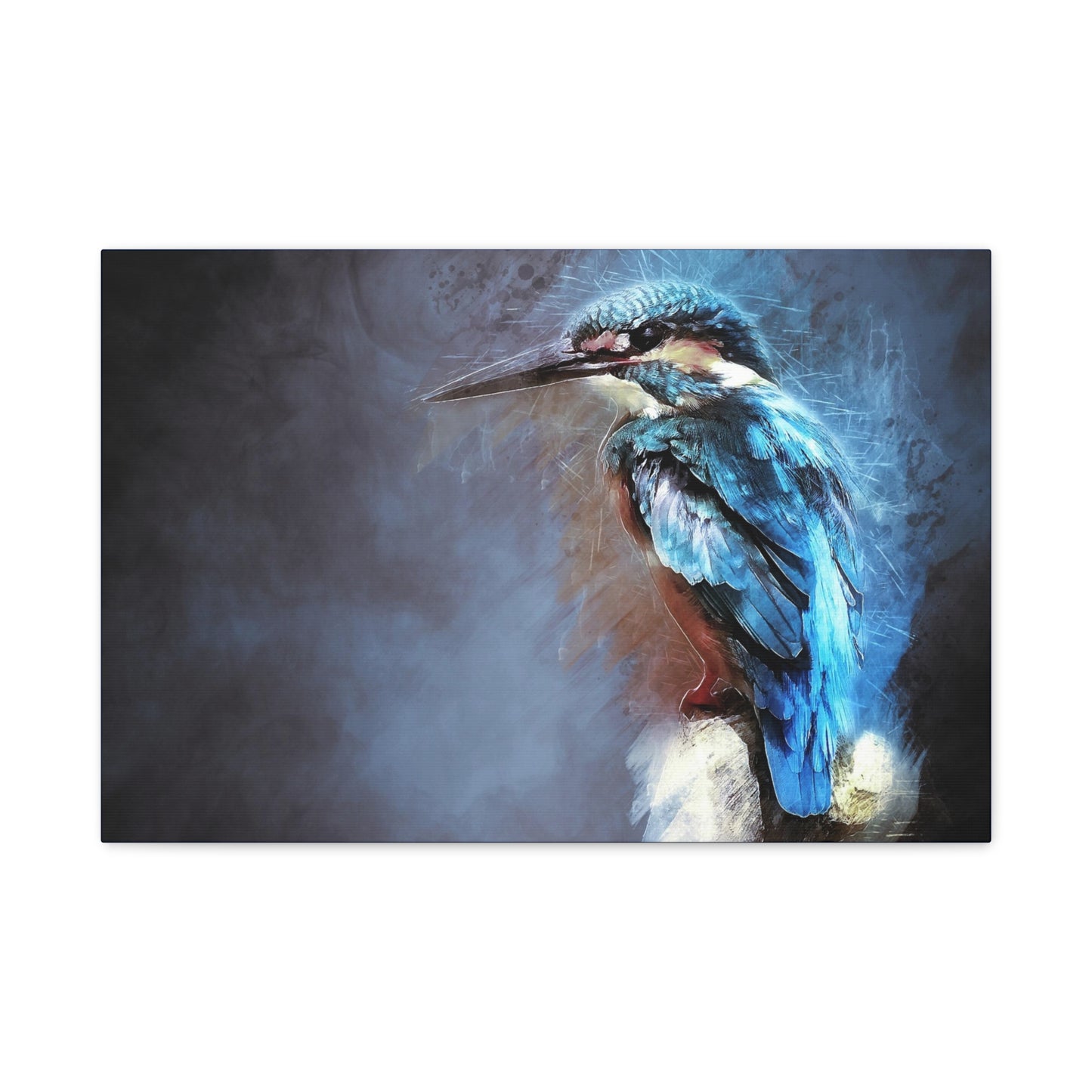 Kingfisher Matte Canvas, Stretched, 1.25"