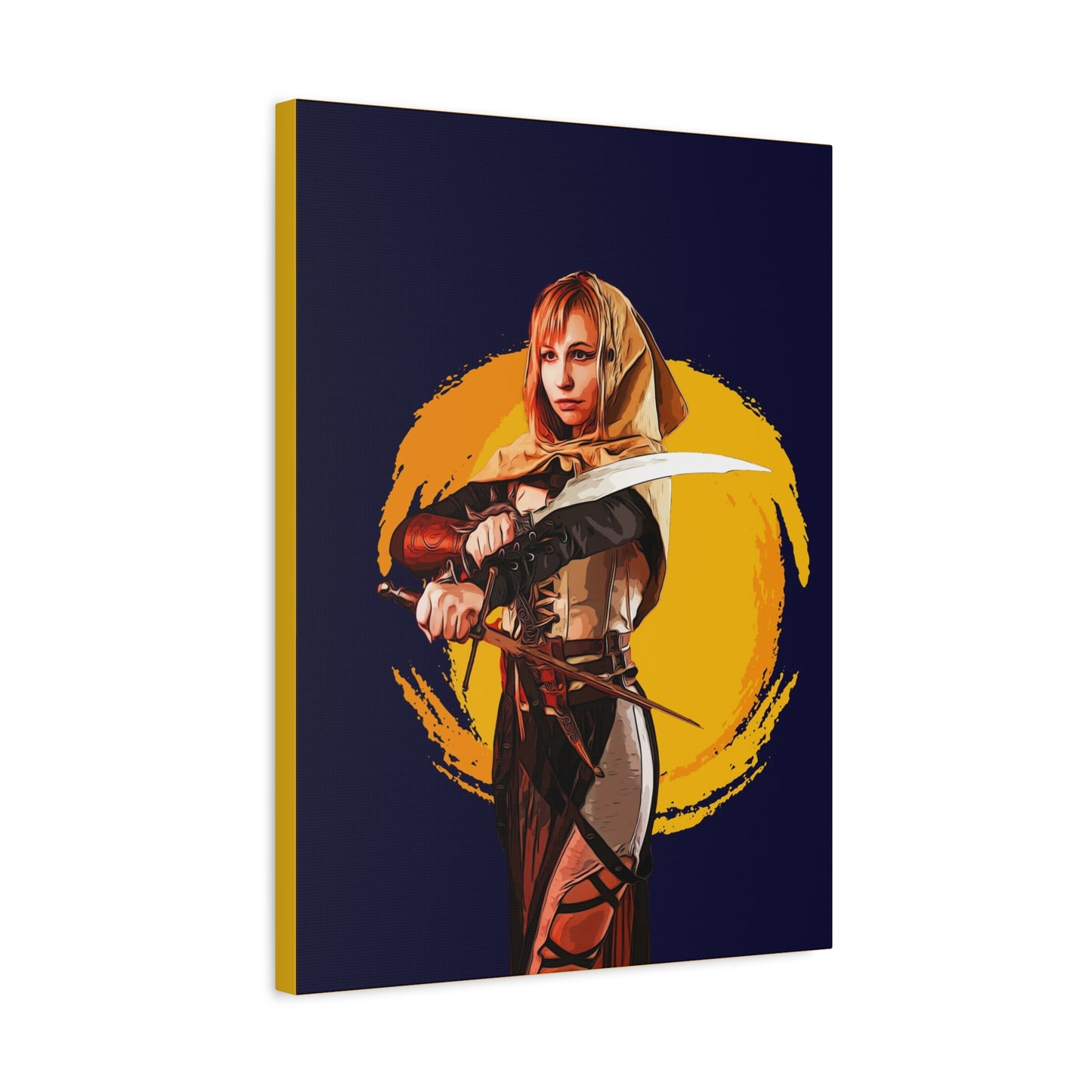 Cosplay Woman Warrior Matte Canvas, Stretched, 1.25"