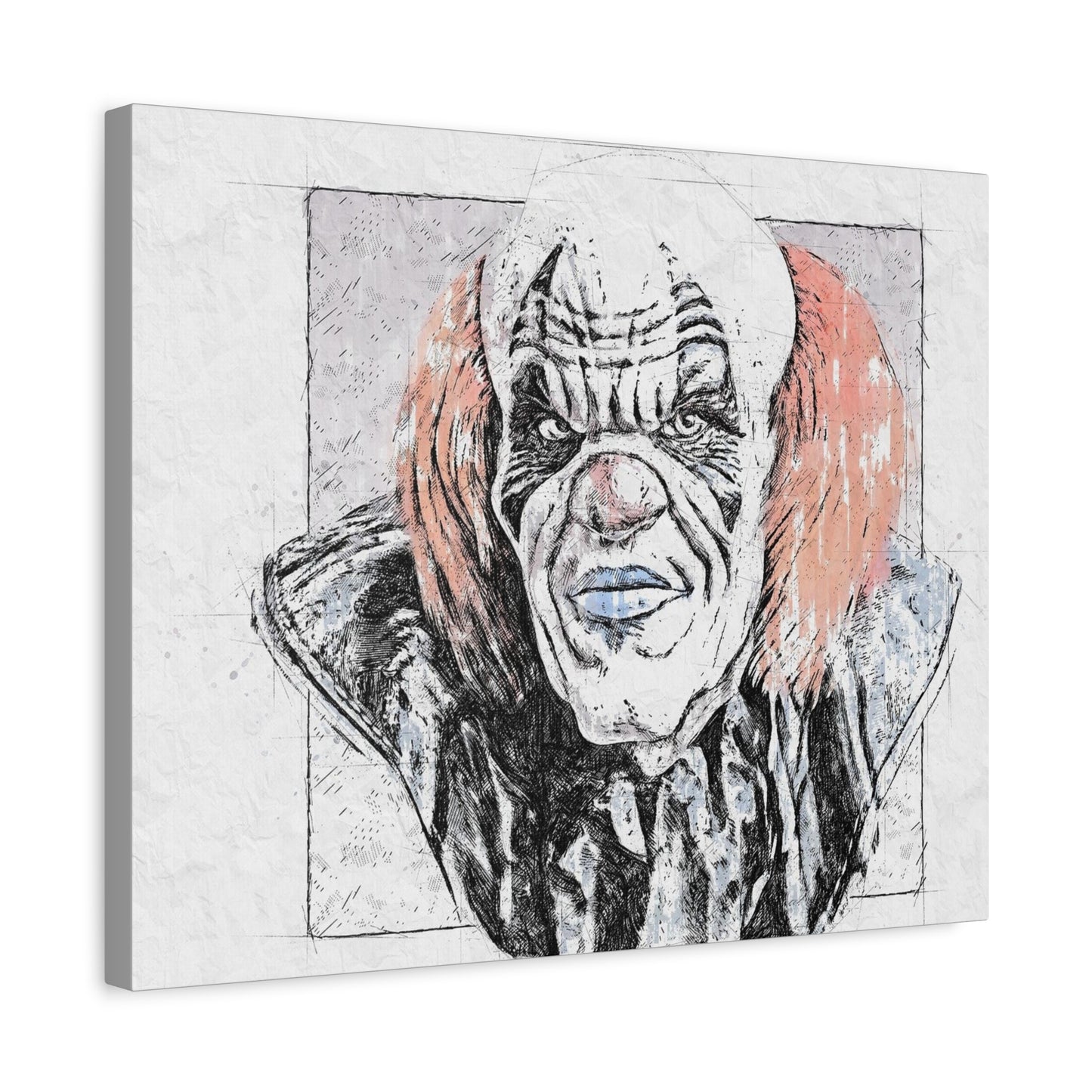 Clown Matte Canvas, Stretched, 1.25"