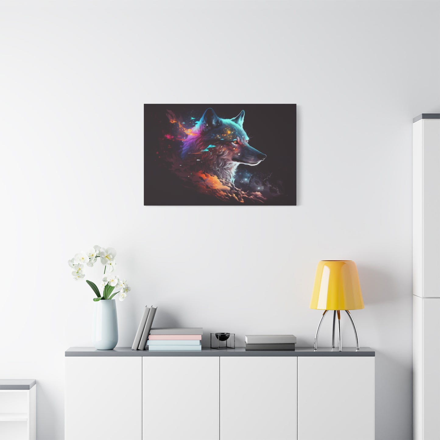 Wolf Matte Canvas, Stretched, 1.25"