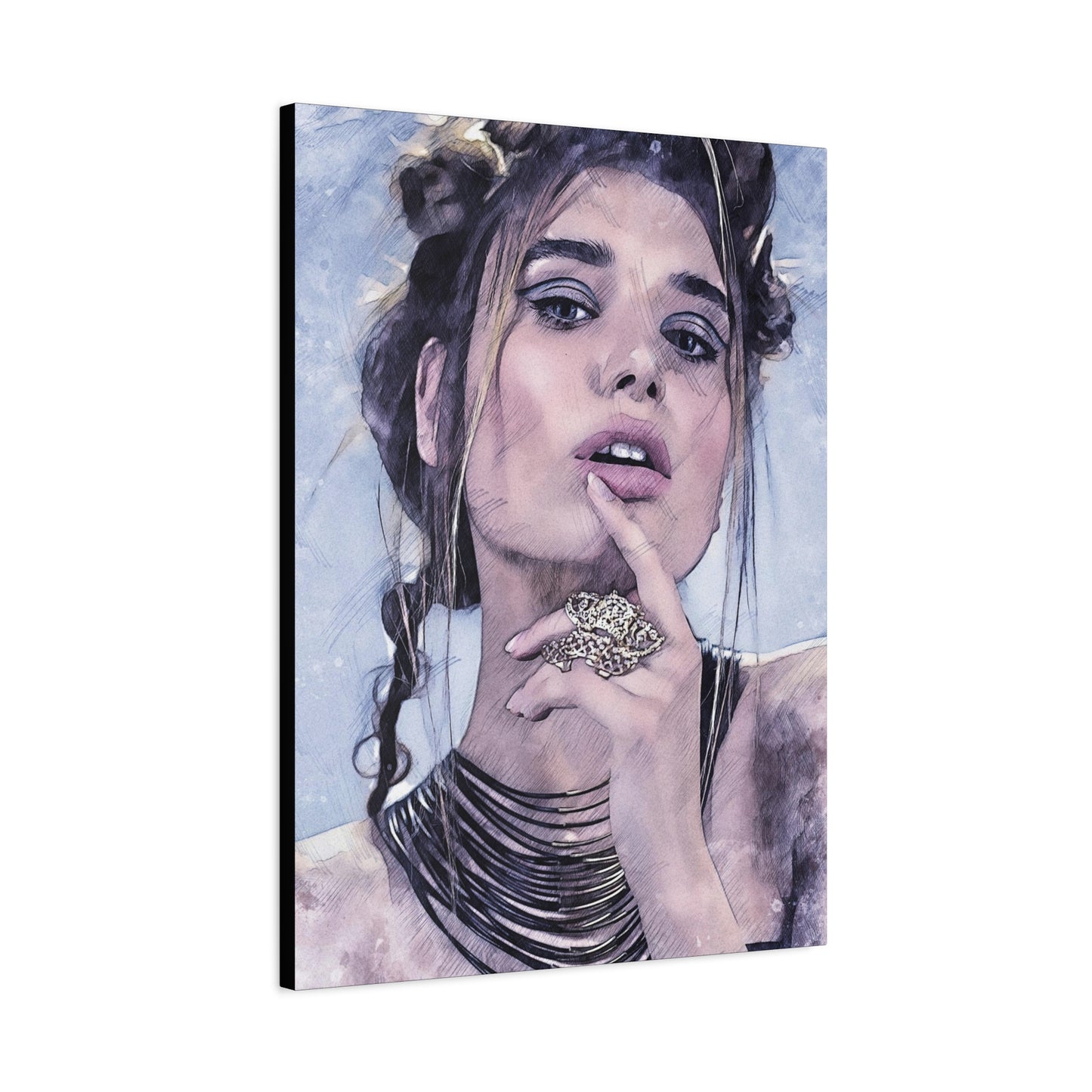 Woman Matte Canvas, Stretched, 1.25"