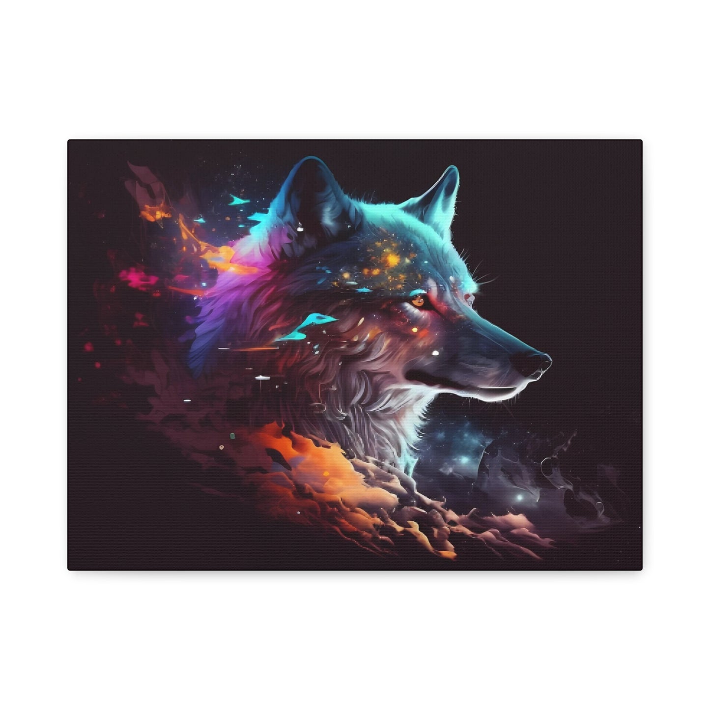Wolf Matte Canvas, Stretched, 1.25"