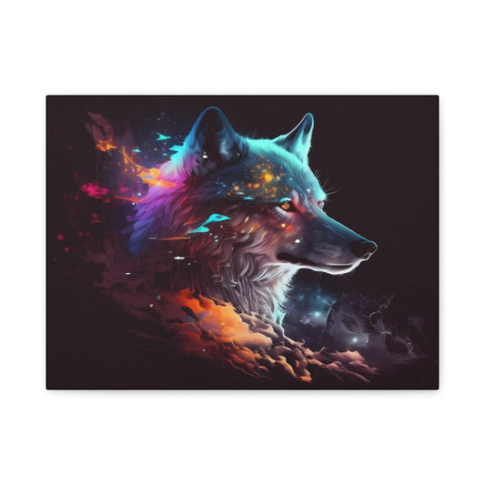 Wolf Matte Canvas, Stretched, 1.25"