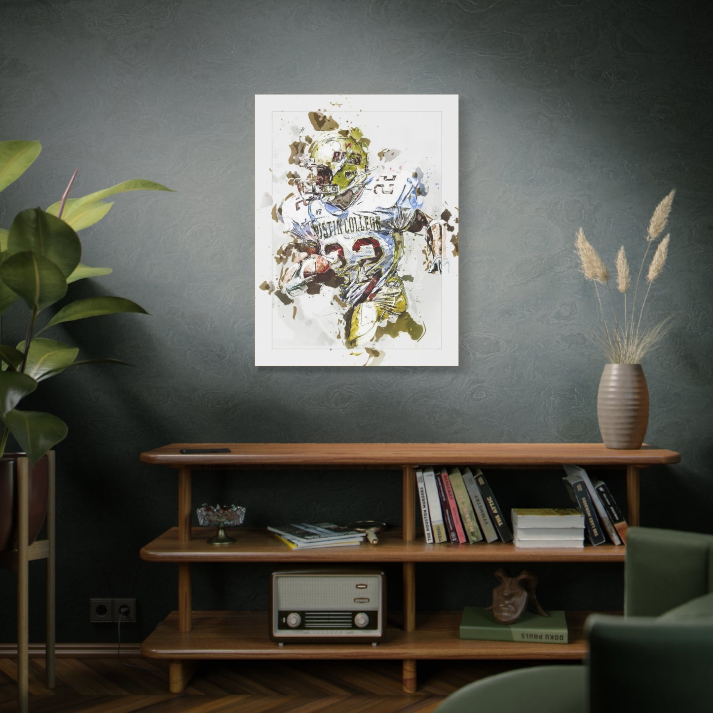 Football Matte Canvas, Stretched, 1.25"