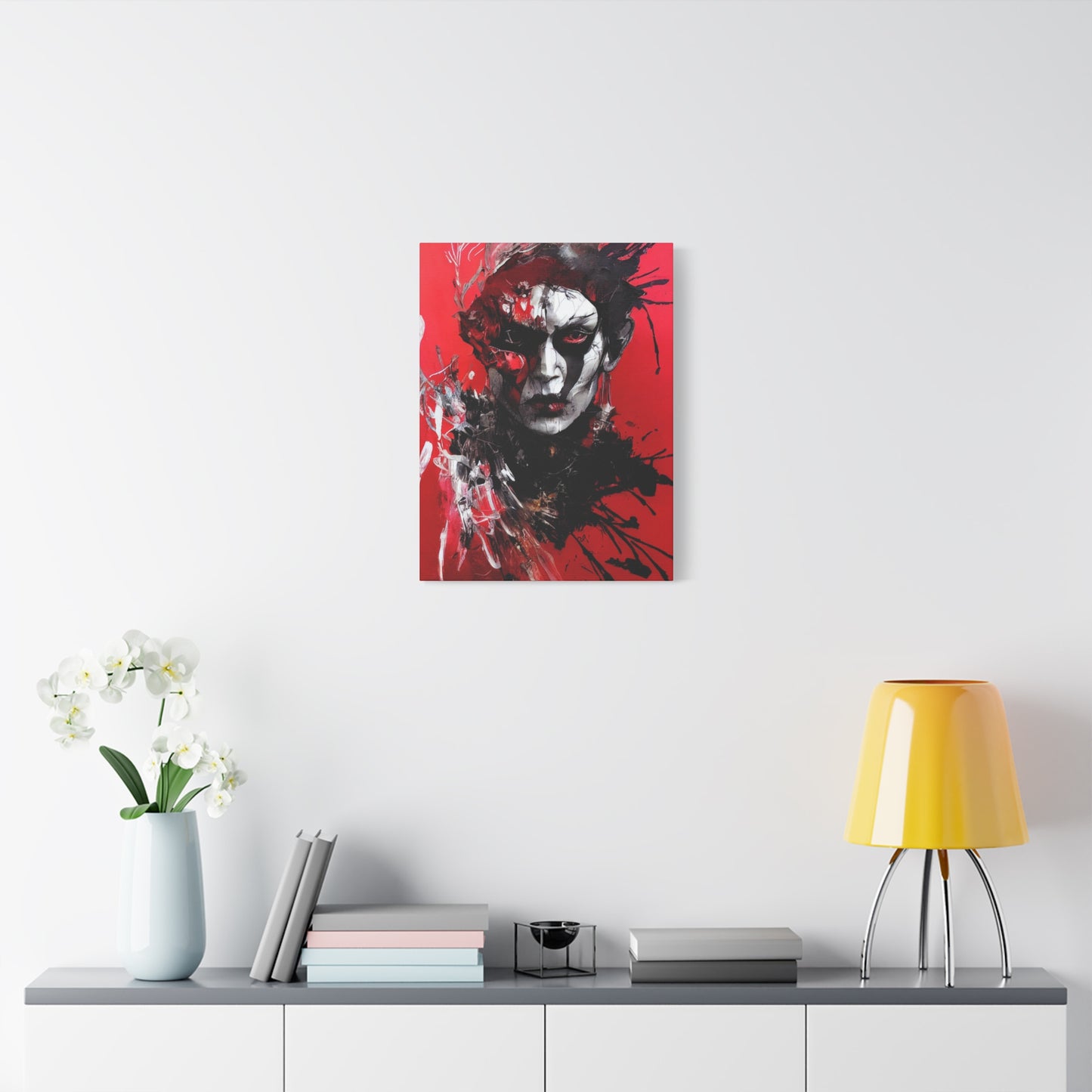 Shaman Red AI Gen Matte Canvas, Stretched, 1.25"