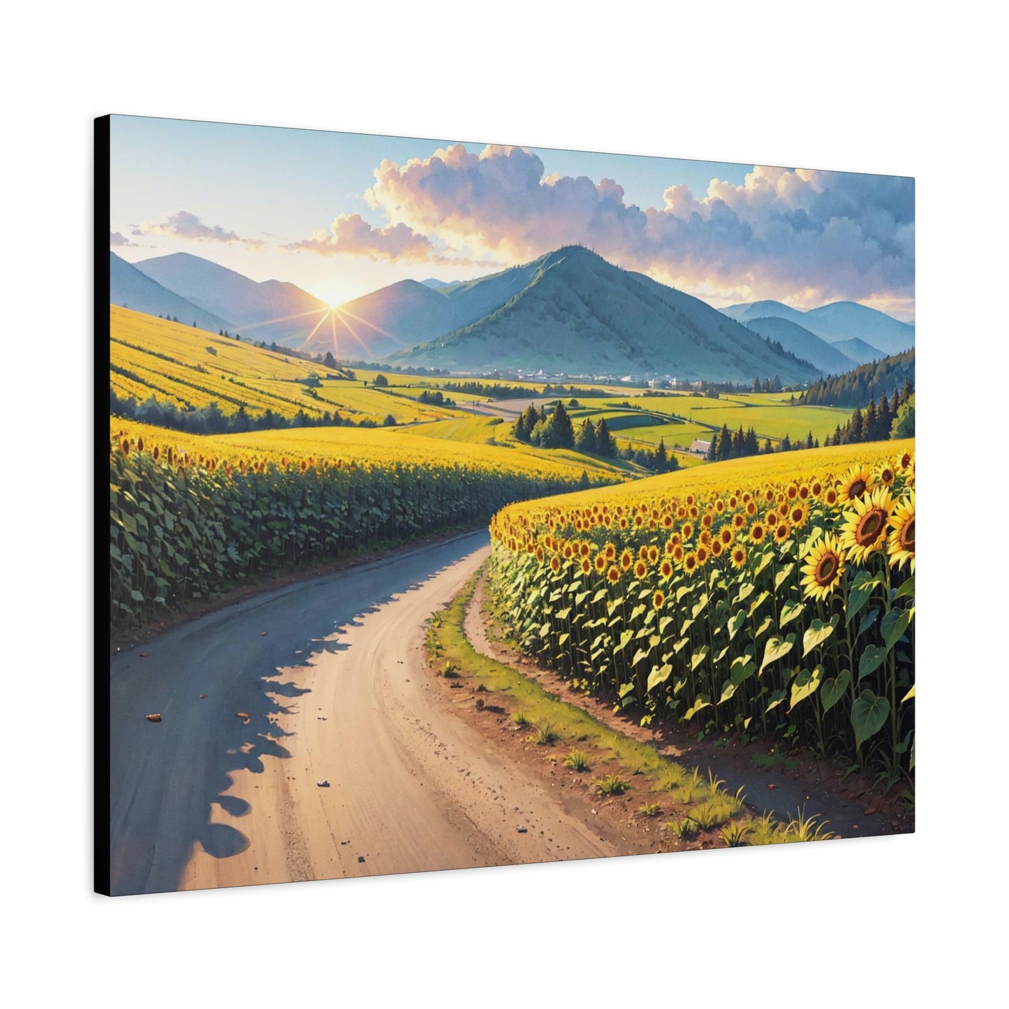 SunflowerAI Gen Matte Canvas, Stretched, 1.25"