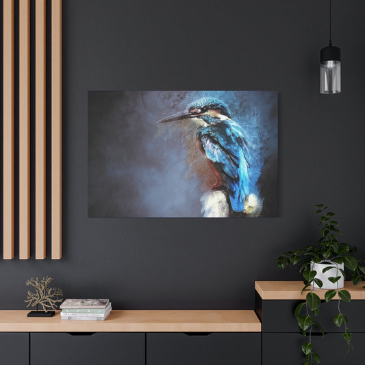 Kingfisher Matte Canvas, Stretched, 1.25"