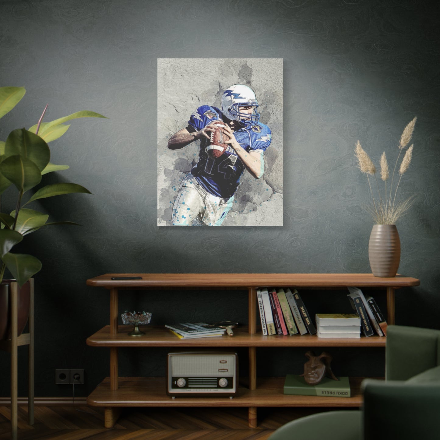 Quarterback Matte Canvas, Stretched, 1.25"