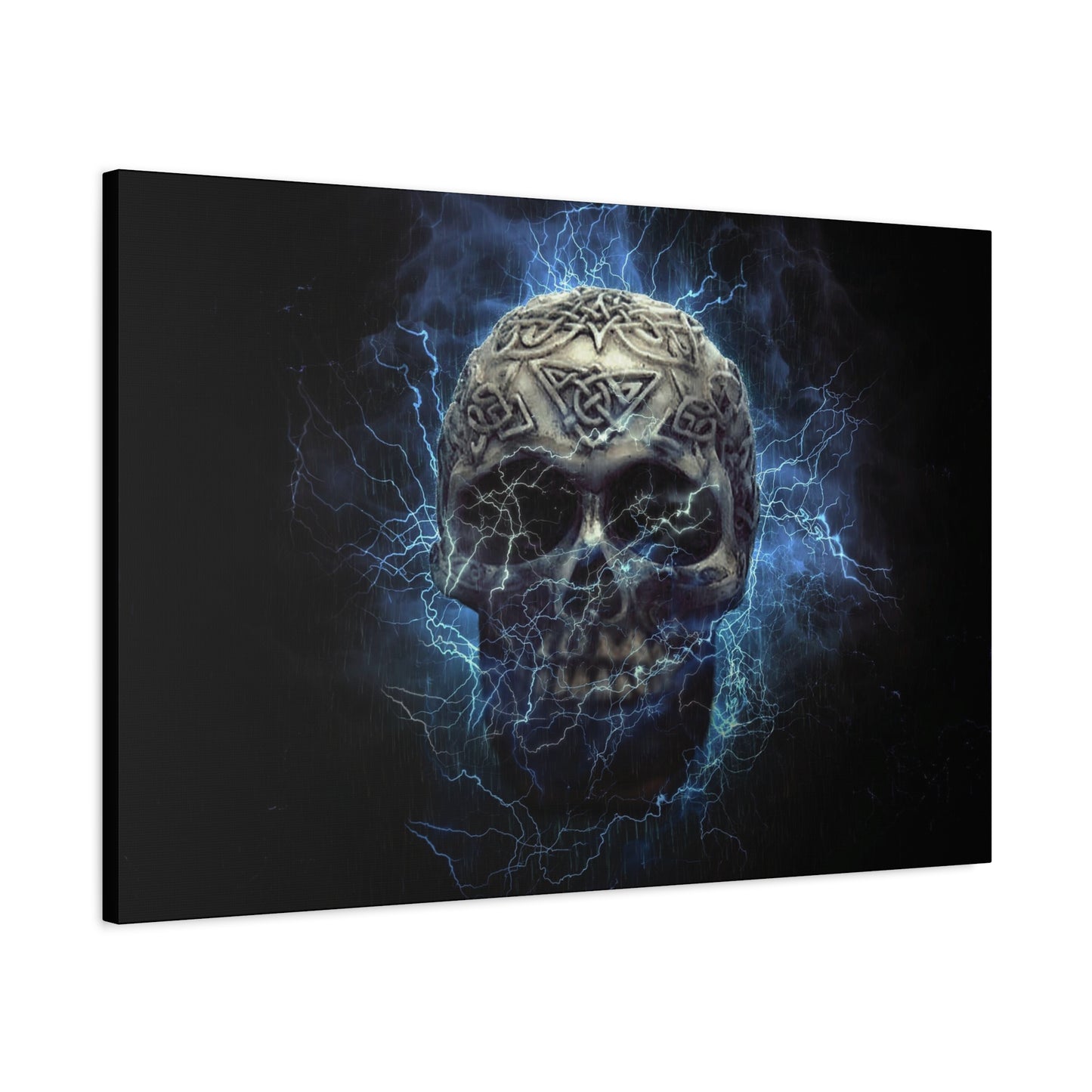 Skull Matte Canvas, Stretched, 1.25"