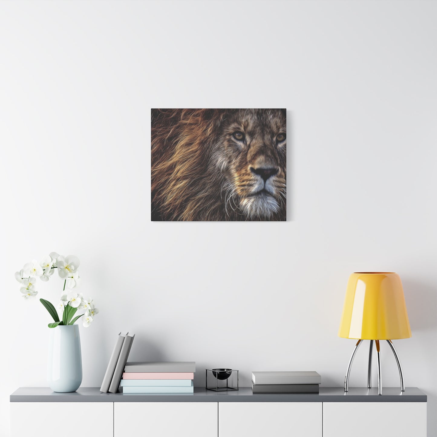 Lion Matte Canvas, Stretched, 1.25"