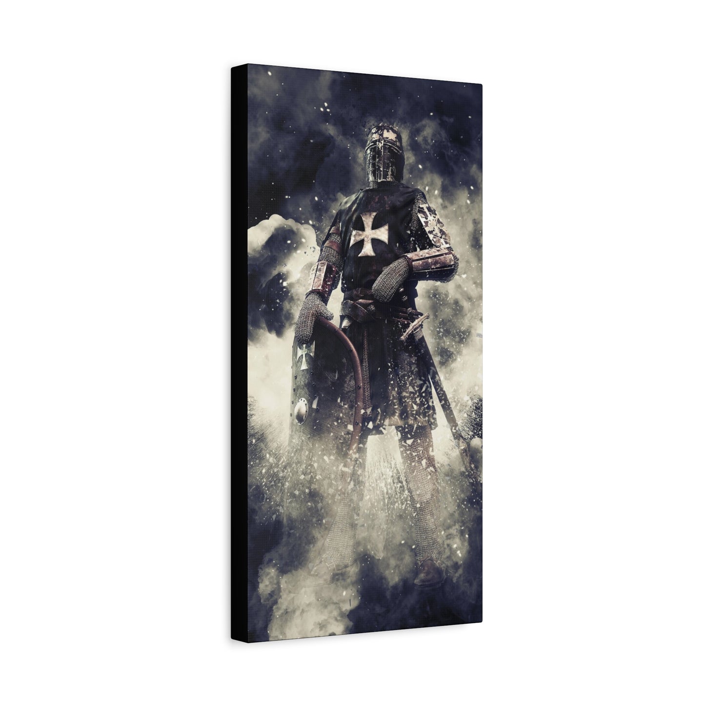 Knight Crusader Matte Canvas, Stretched, 1.25"