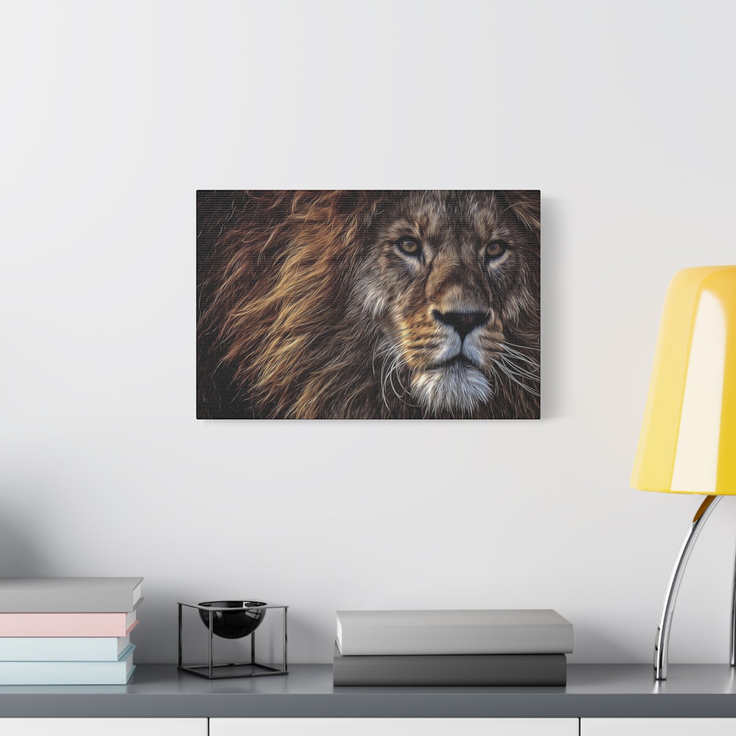 Lion Matte Canvas, Stretched, 1.25"