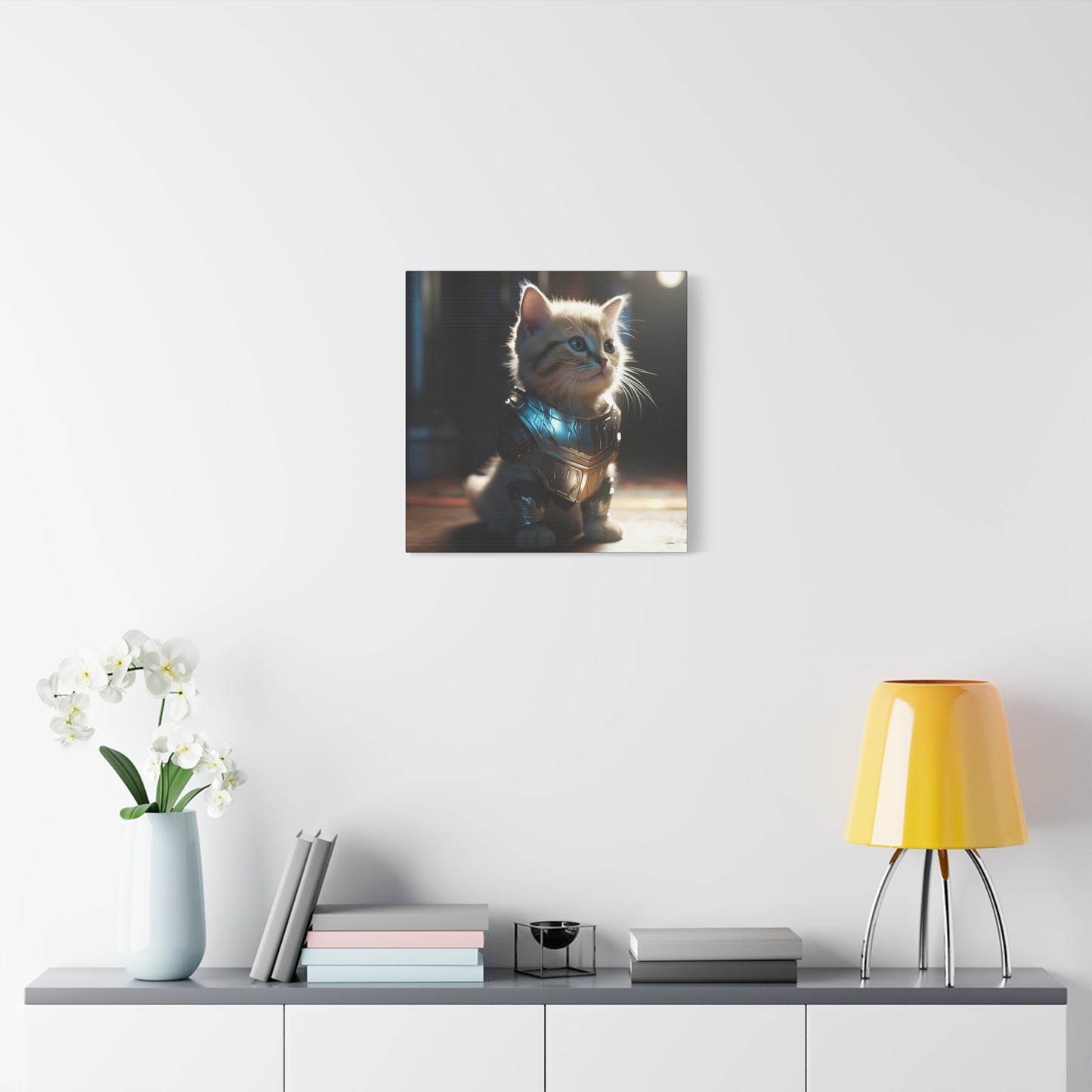 Thunder Kitten Matte Canvas, Stretched, 1.25"
