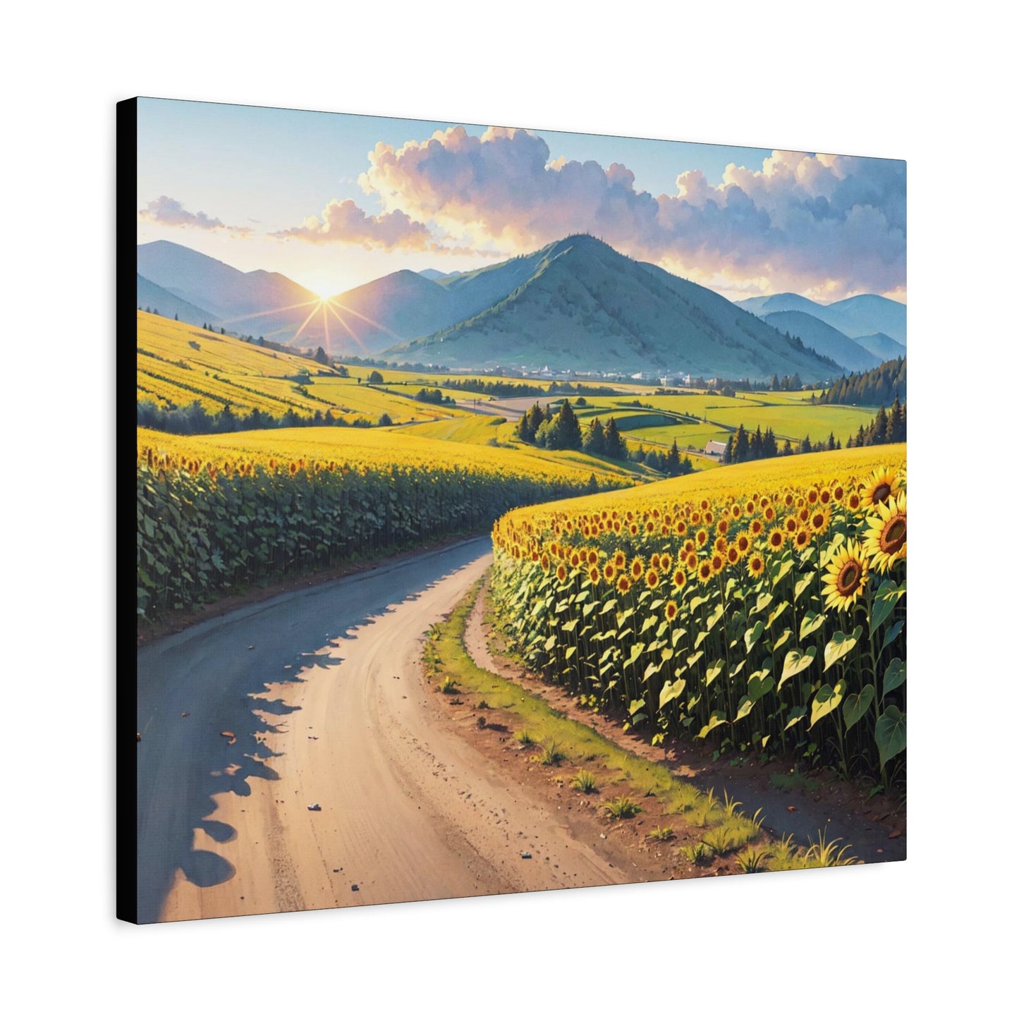 SunflowerAI Gen Matte Canvas, Stretched, 1.25"
