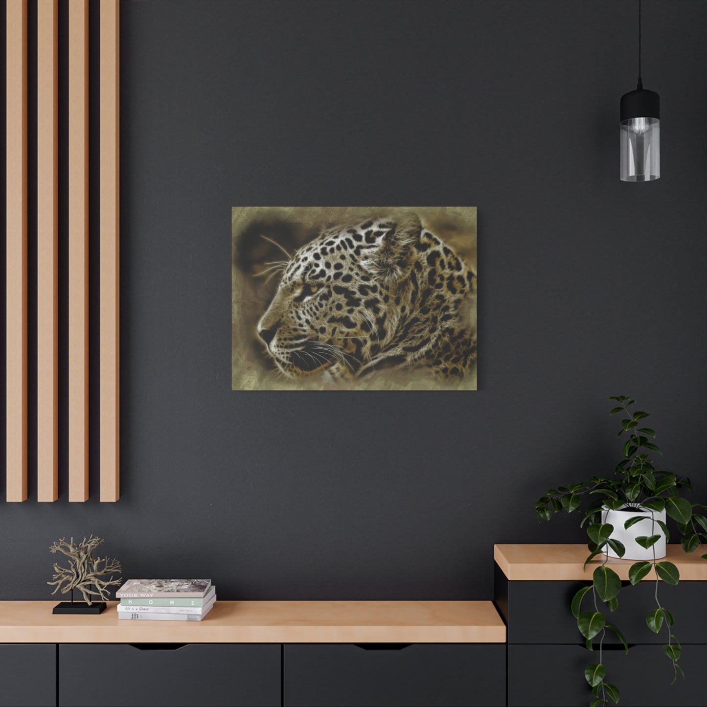 Jaguar Matte Canvas, Stretched, 1.25"