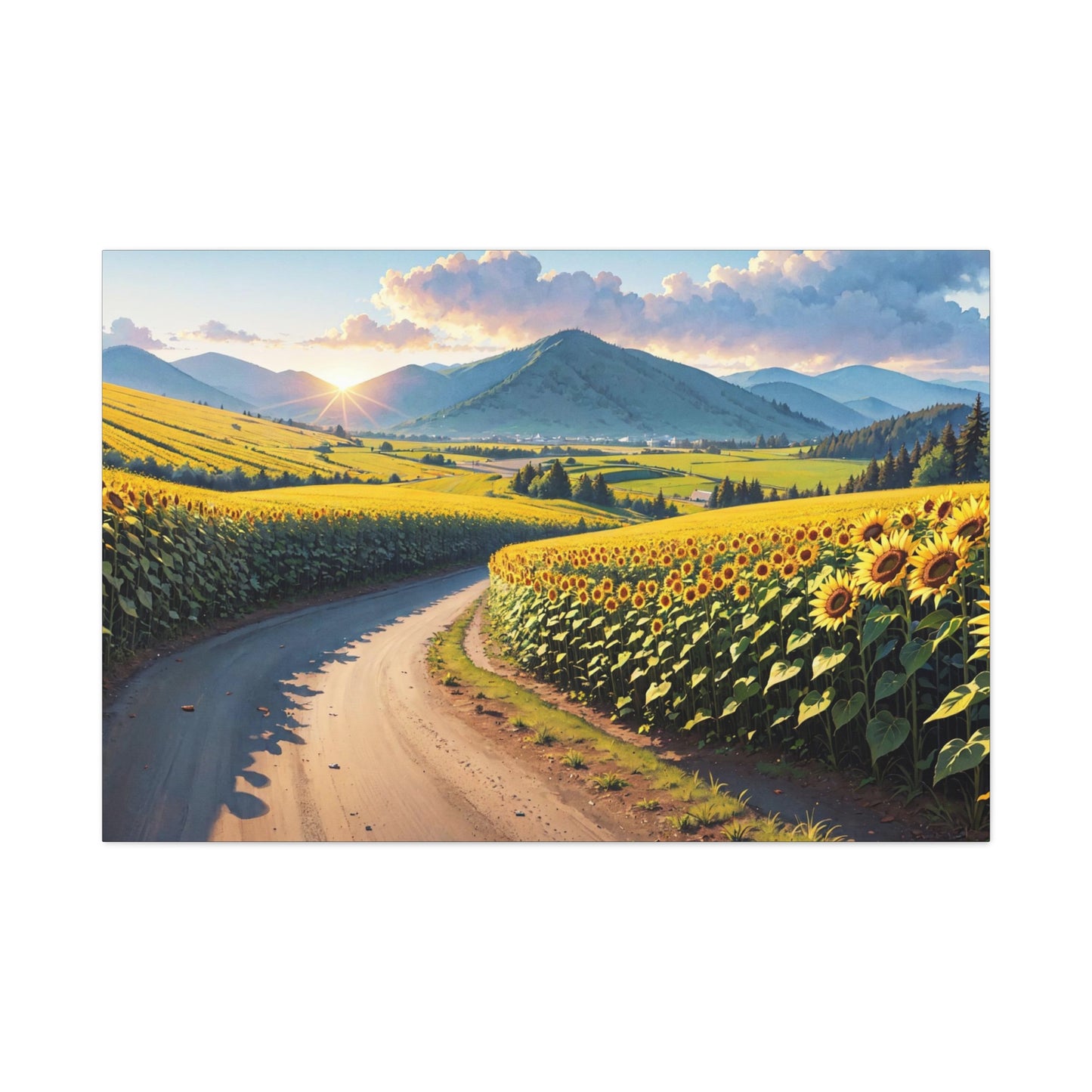 SunflowerAI Gen Matte Canvas, Stretched, 1.25"