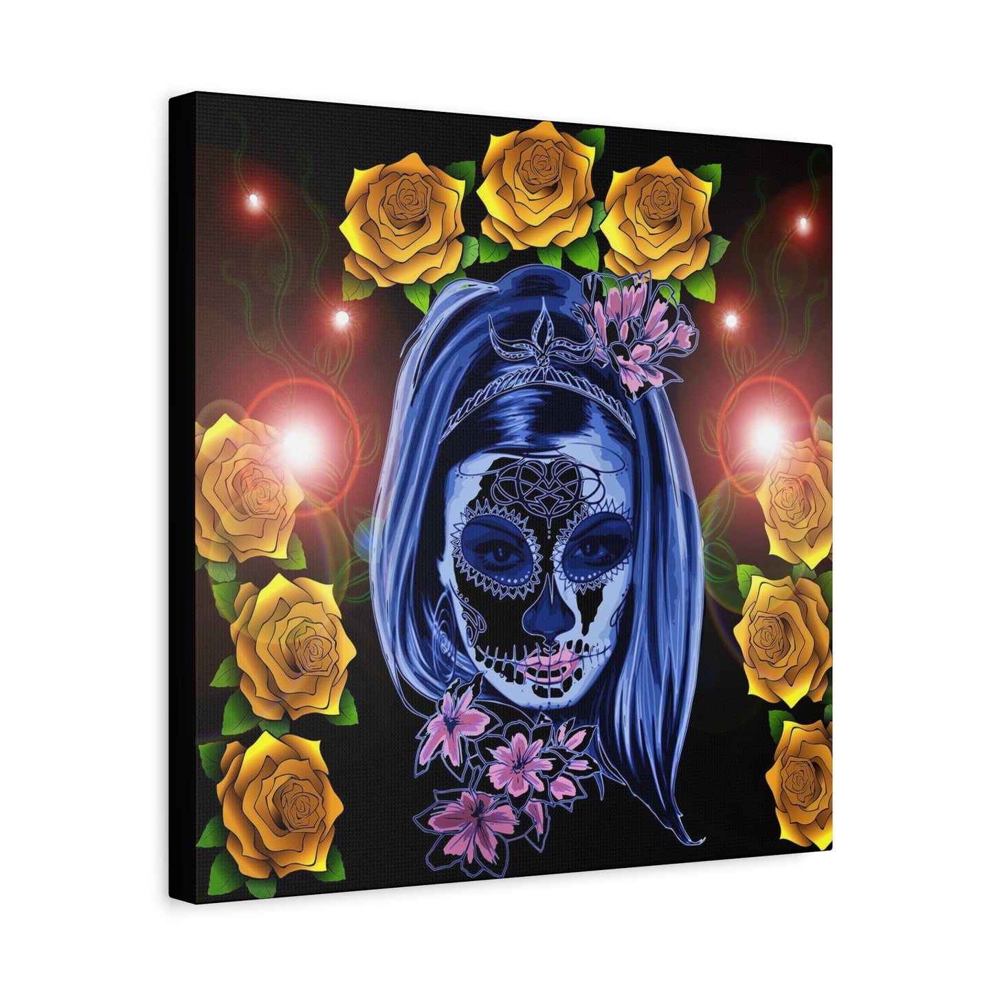 Day of the dead Matte Canvas, Stretched, 1.25"