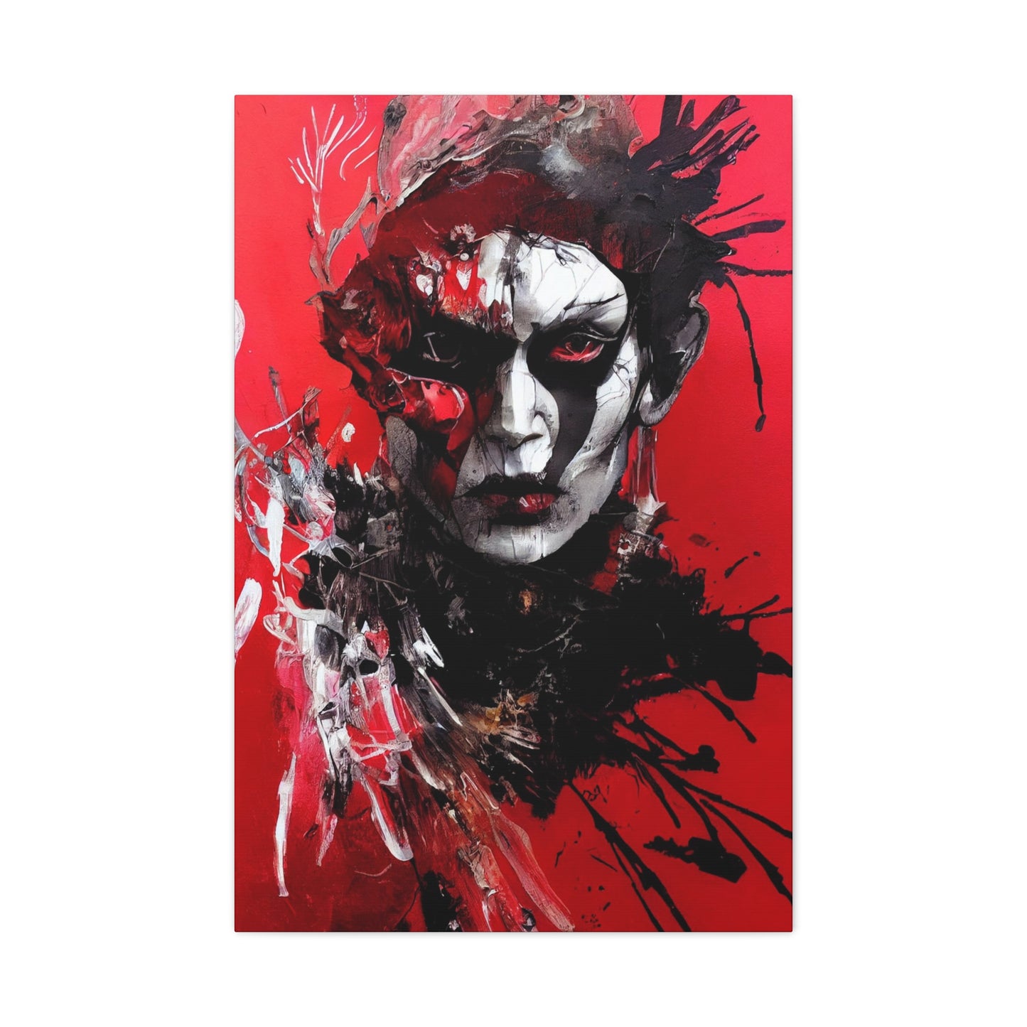 Shaman Red AI Gen Matte Canvas, Stretched, 1.25"