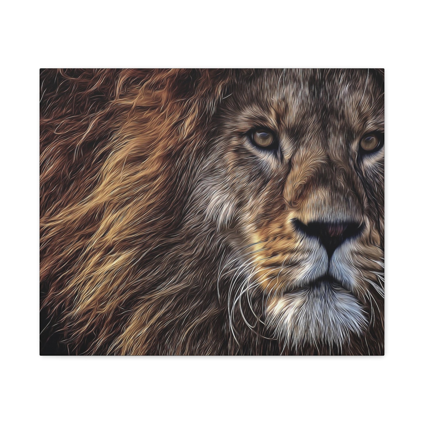 Lion Matte Canvas, Stretched, 1.25"