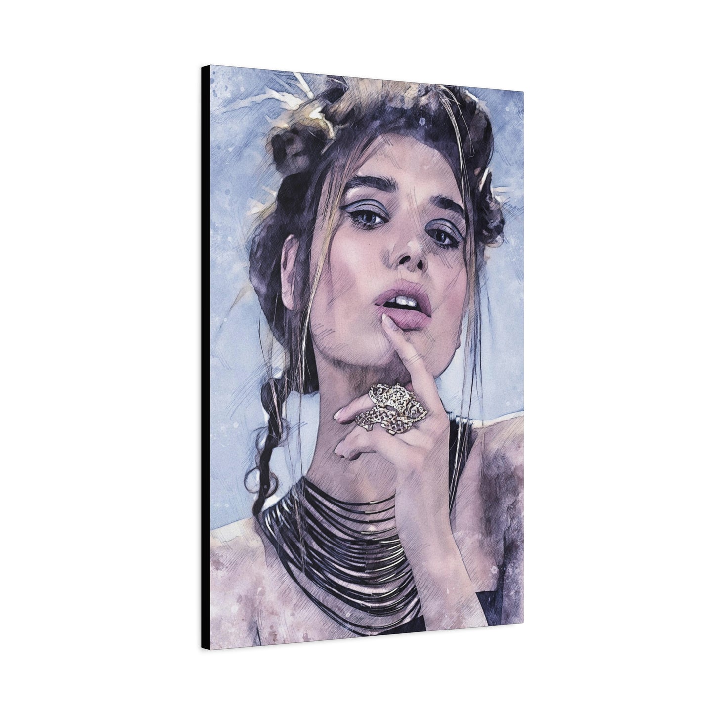 Woman Matte Canvas, Stretched, 1.25"
