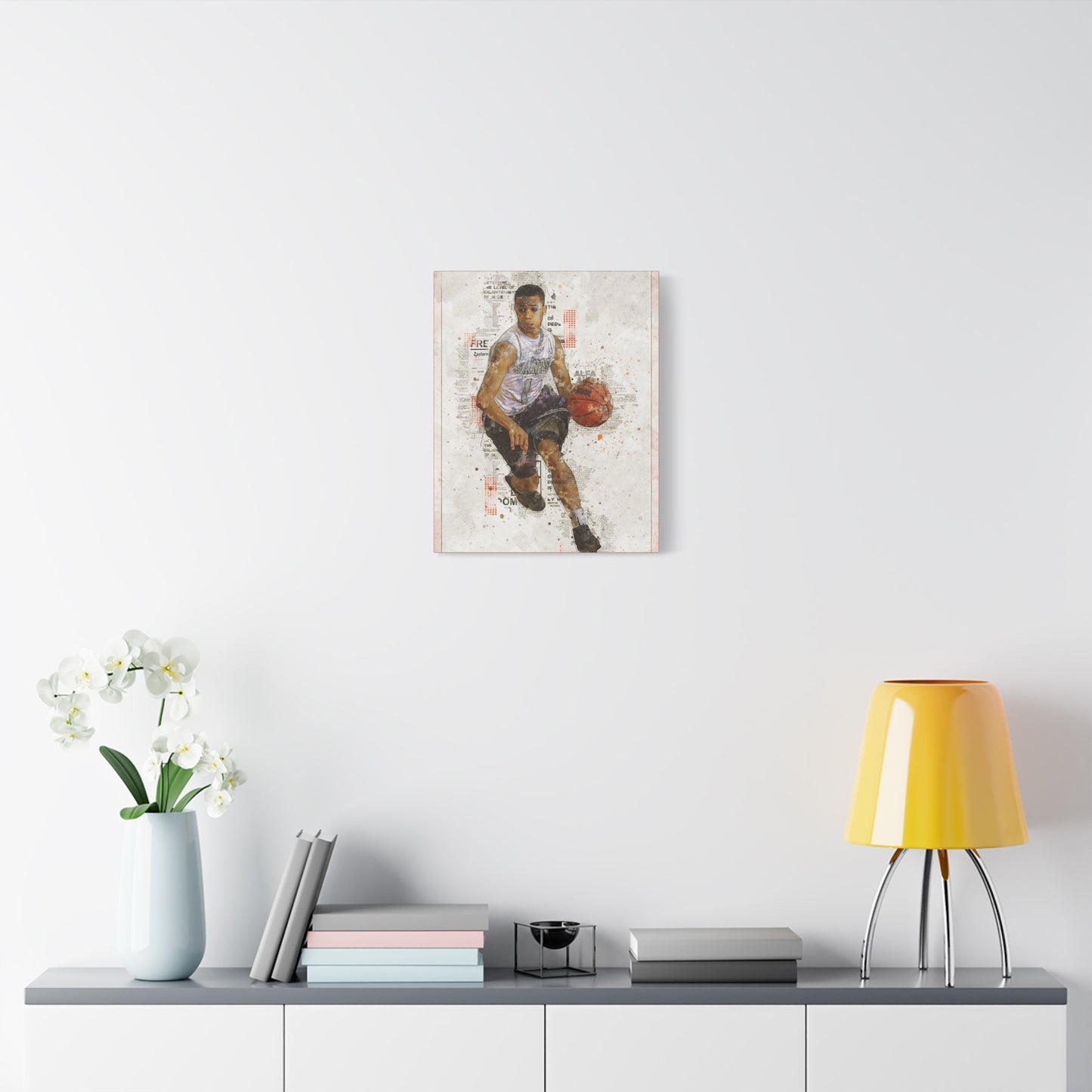 Basketball Matte Canvas, Stretched, 1.25"