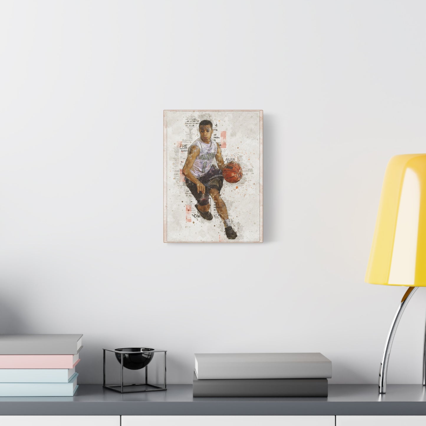 Basketball Matte Canvas, Stretched, 1.25"