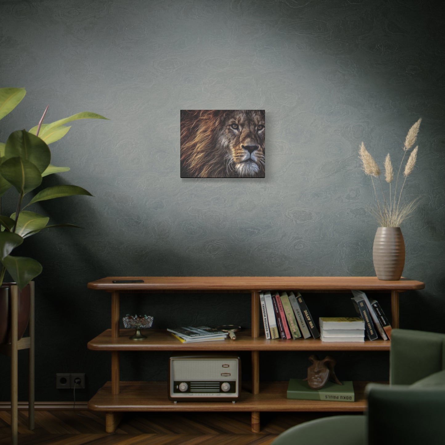 Lion Matte Canvas, Stretched, 1.25"