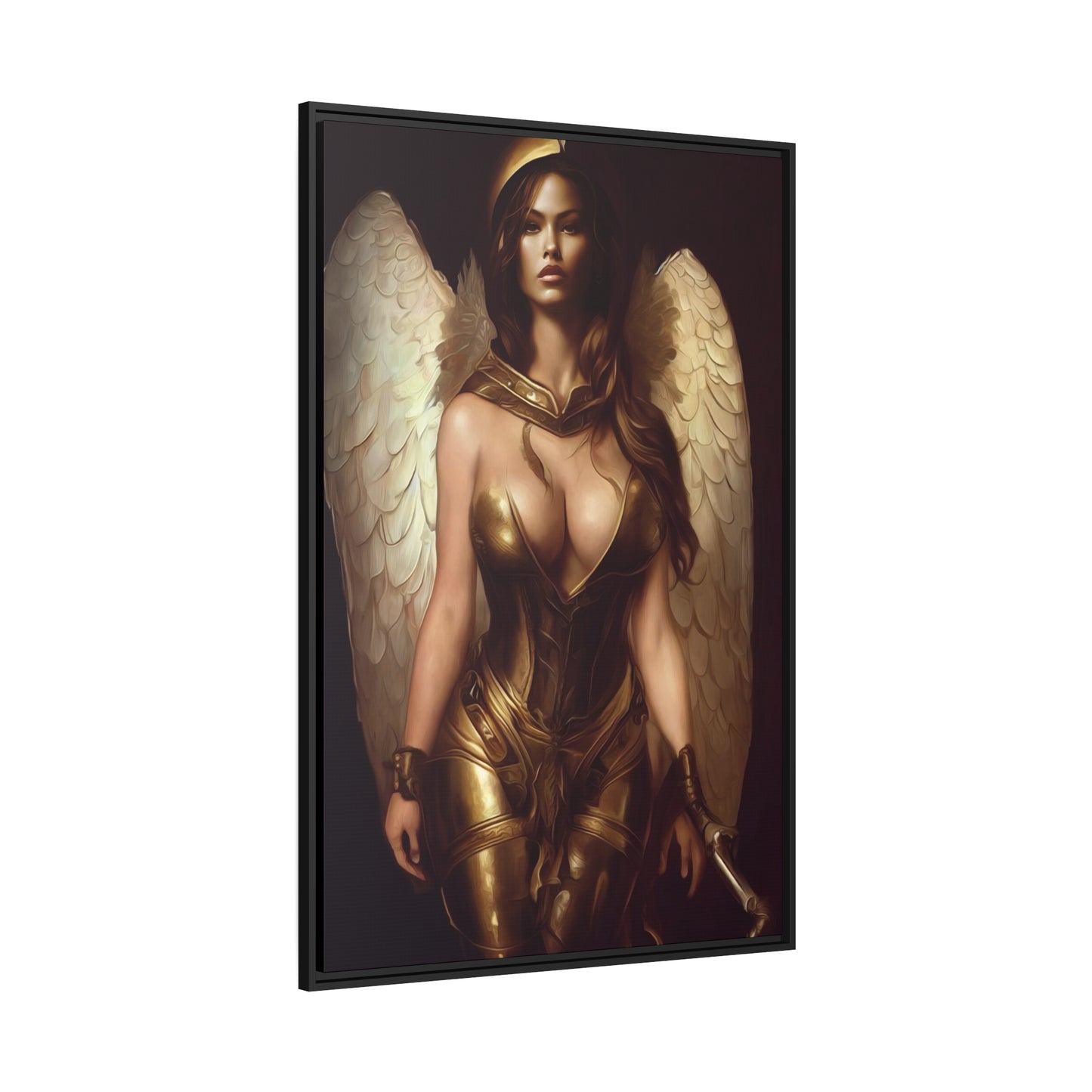 Goddess Matte Canvas, Black Frame