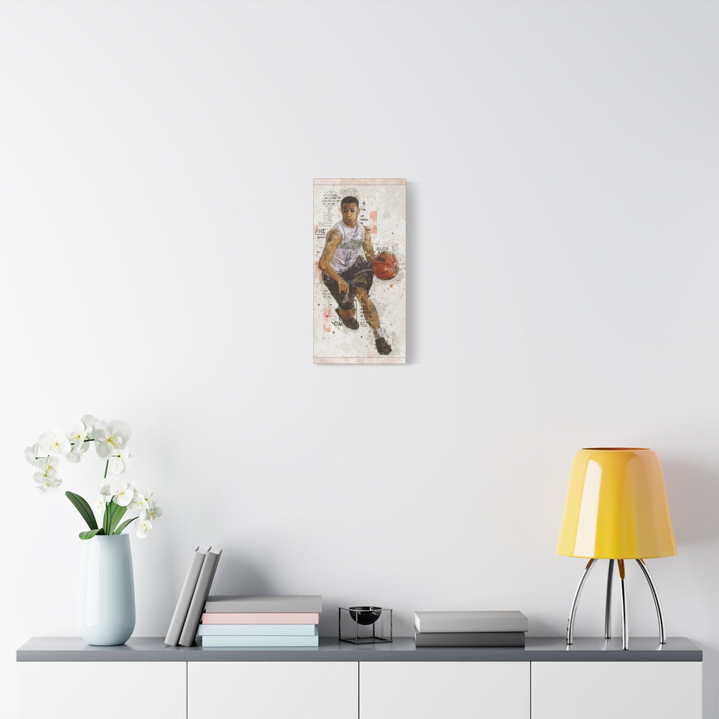 Basketball Matte Canvas, Stretched, 1.25"