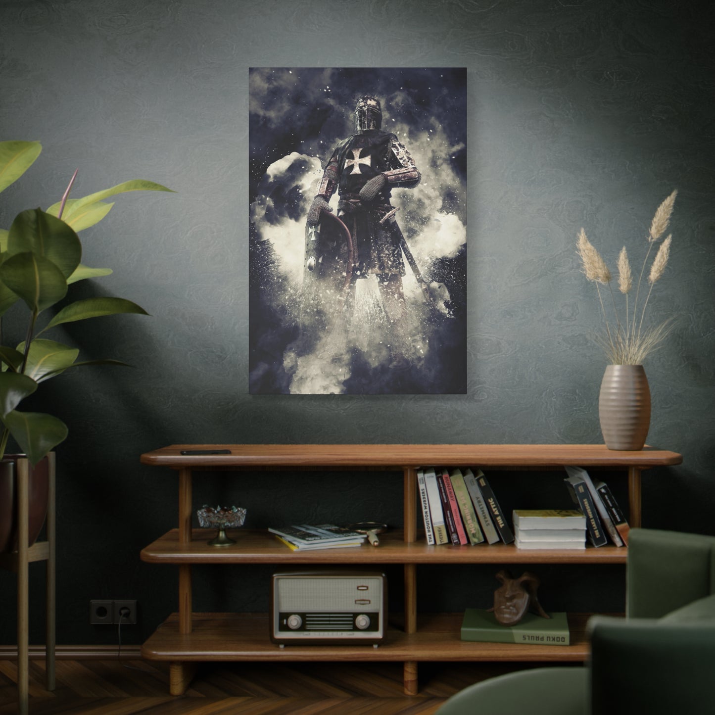Knight Crusader Matte Canvas, Stretched, 1.25"