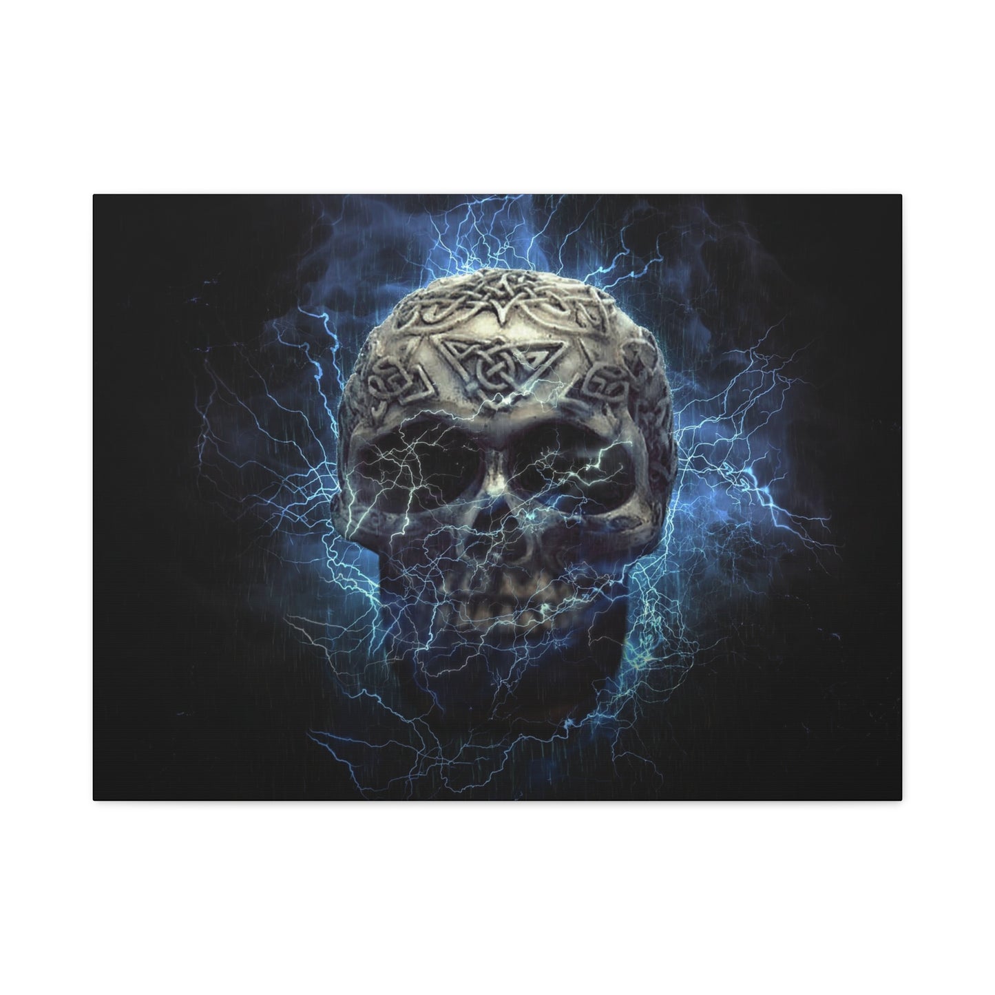 Skull Matte Canvas, Stretched, 1.25"
