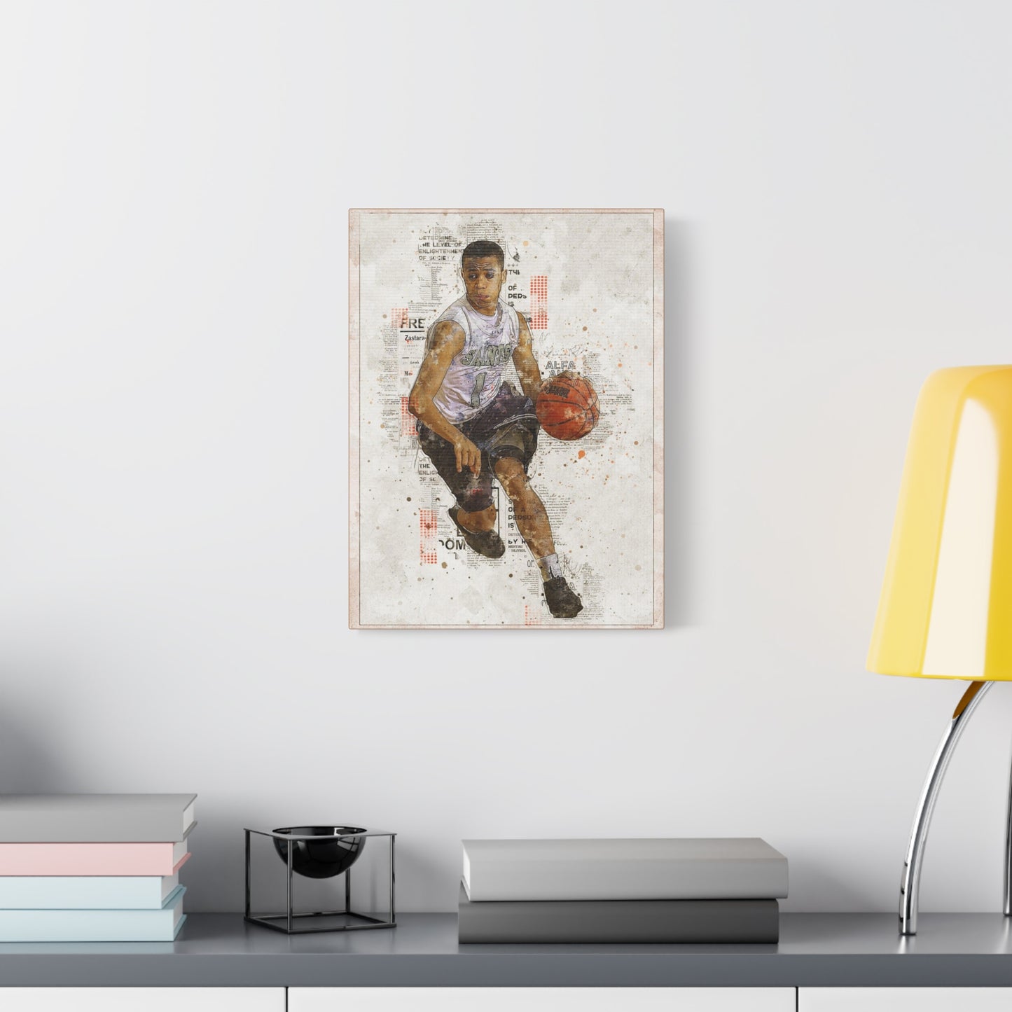 Basketball Matte Canvas, Stretched, 1.25"