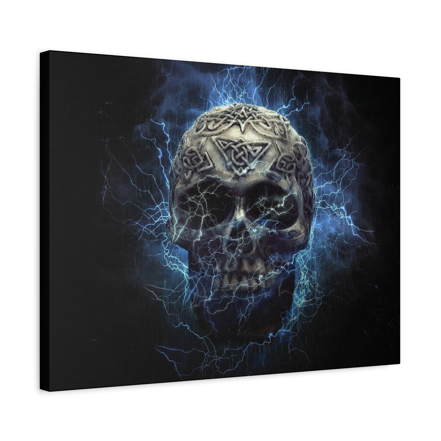 Skull Matte Canvas, Stretched, 1.25"
